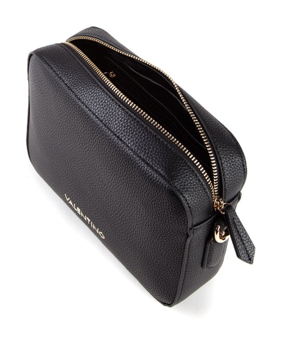 Mini Bag VALENTINO BAGS "BRIXTON", Damen, Gr. B/H/T: 23cm x 17cm x 6cm, schwarz, Lederimitat, Taschen, Damen Handtasche, Kamerabag mit Logoverzierung 3