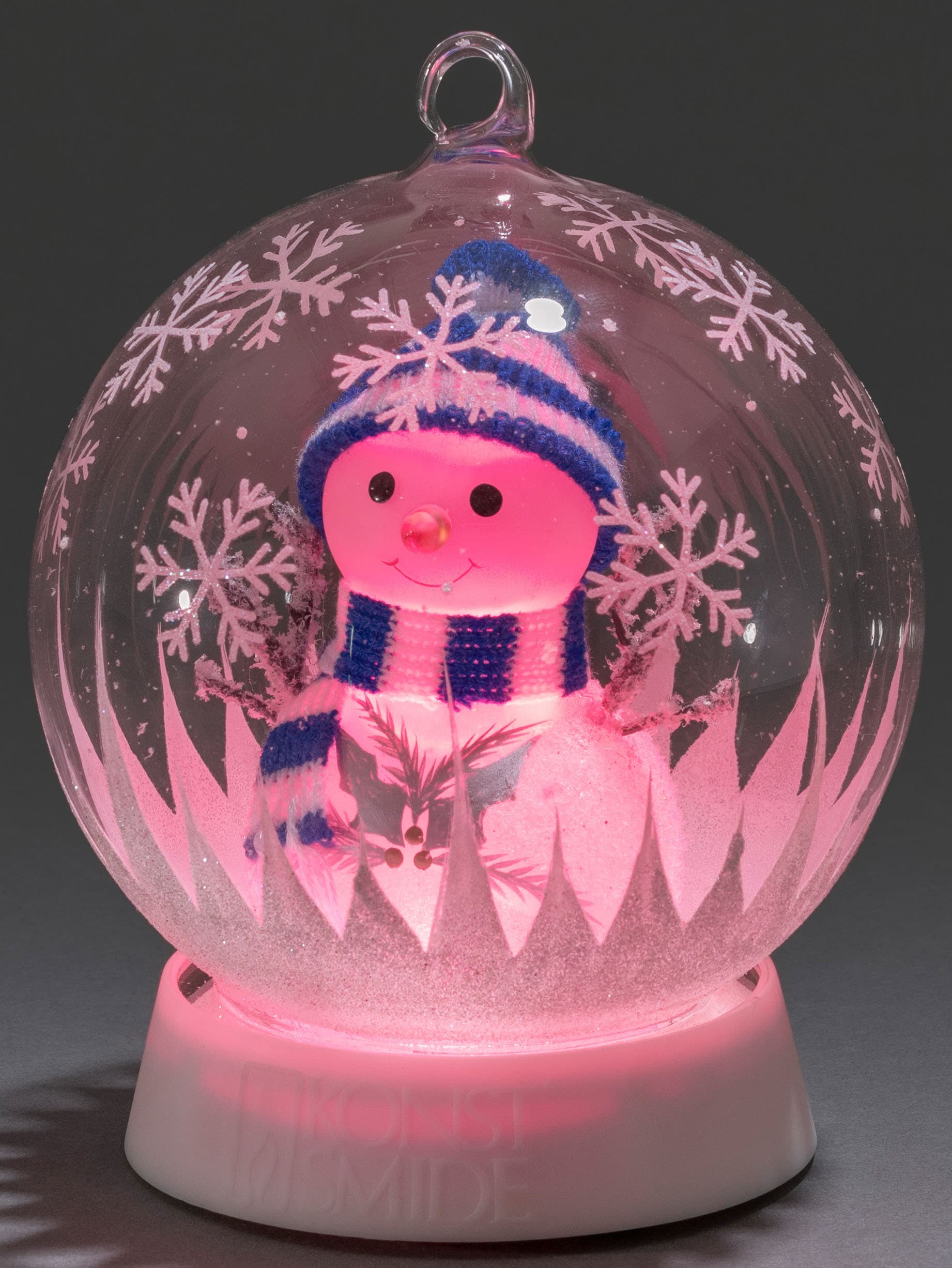 KONSTSMIDE LED Dekolicht »Weihnachtsdeko«, 1 flammig-flammig, Glaskugel  Schneemann, mit 3 Funktionen, RGB-Farbwechsel, 6h Timer | BAUR | Lichtschläuche