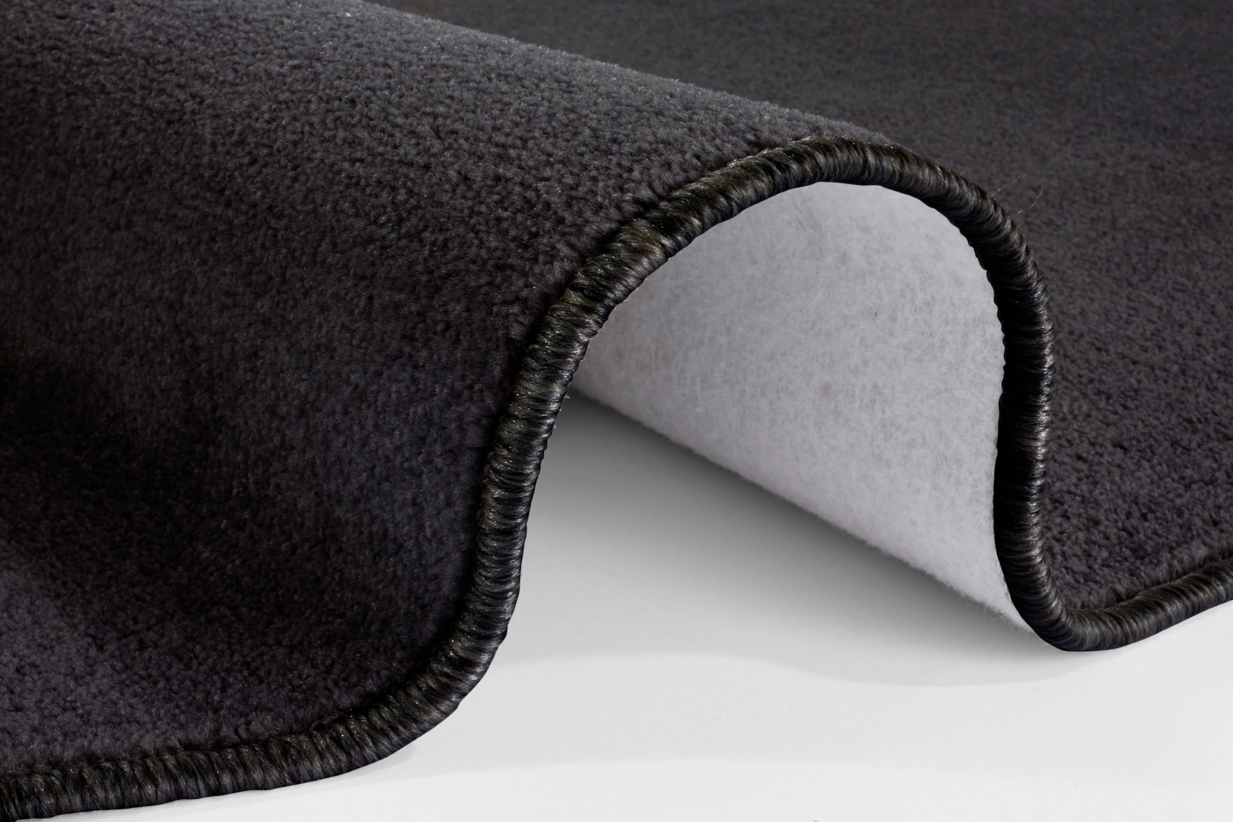 HANSE Home Teppich »Shashi«, rund, 8,5 mm Höhe, Kurzflor, Unifarben, Teppich, Weich, Esszimmer, Kinderzimmer, Flur