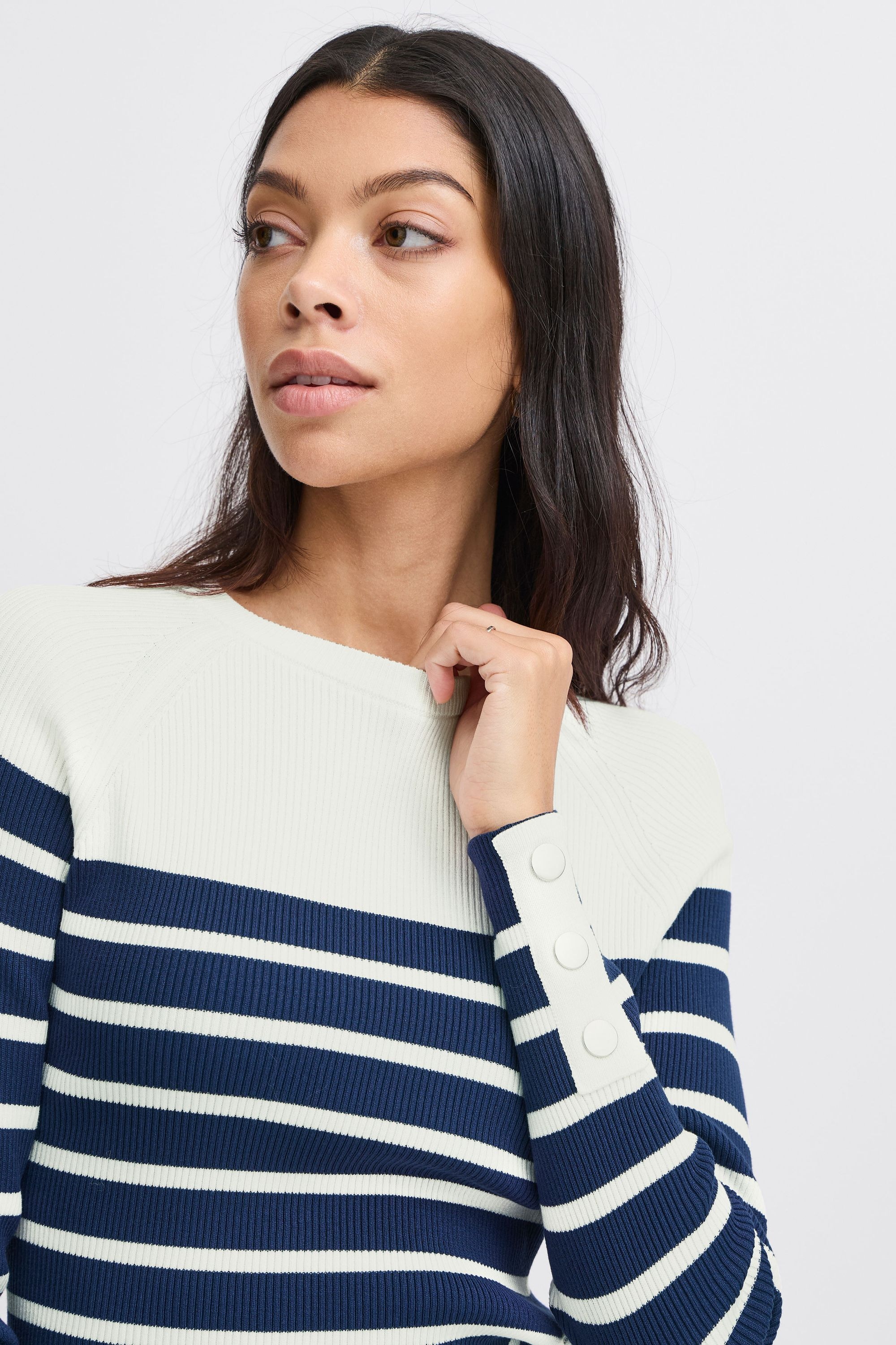 b.young Strickfleece-Pullover »Strickpullover BYMMMORLA SLIM RAGLAN -«