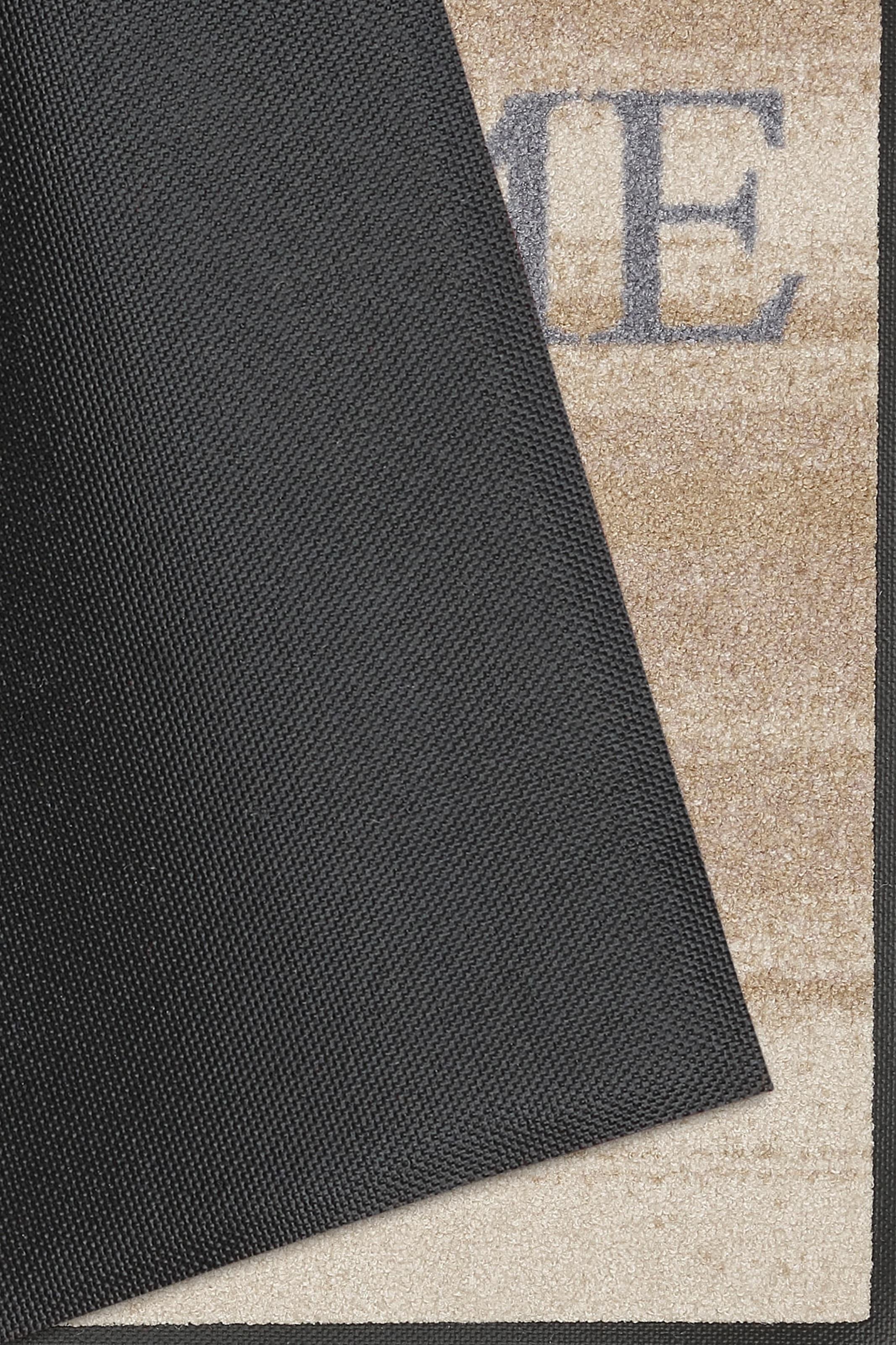 wash+dry by Kleen-Tex Fußmatte »Welcome Home«, rechteckig, 7 mm Höhe, Schmutzfangmatte, mit Spruch, In- und Outdoor geeignet, waschbar