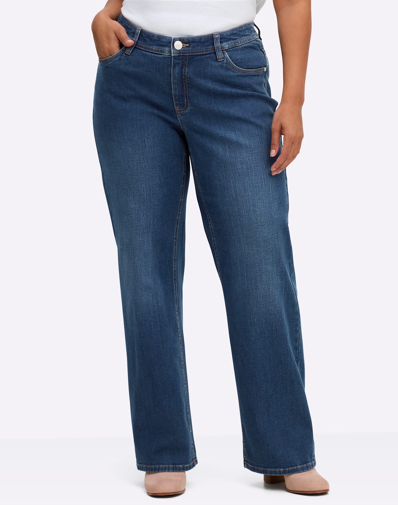 Sheego Bequeme Jeans 1 Stk. tlg. günstig online kaufen