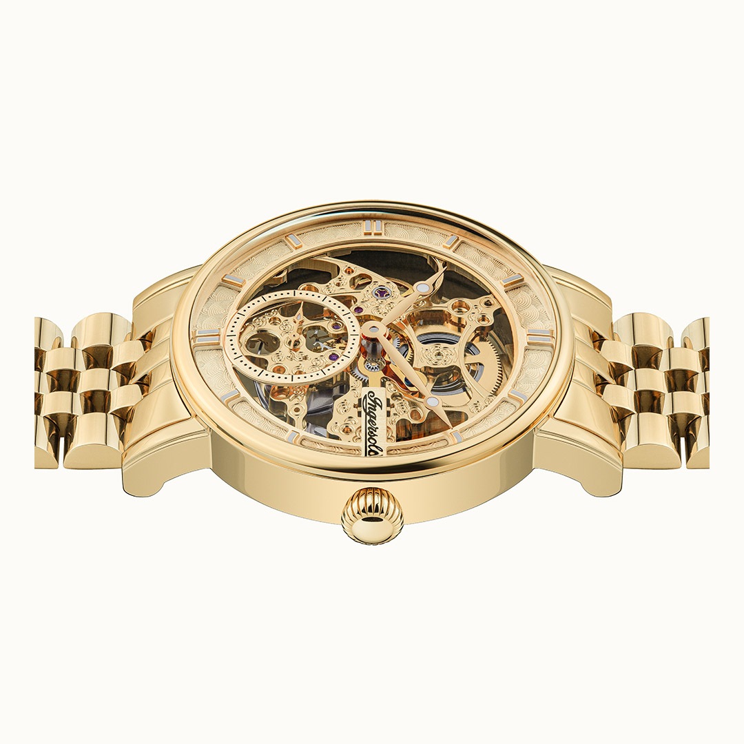 Ingersoll Automatikuhr »The Herald« Armbanduhr, Herrenuhr, Mechanische Uhr, Edelstahlarmband, analog