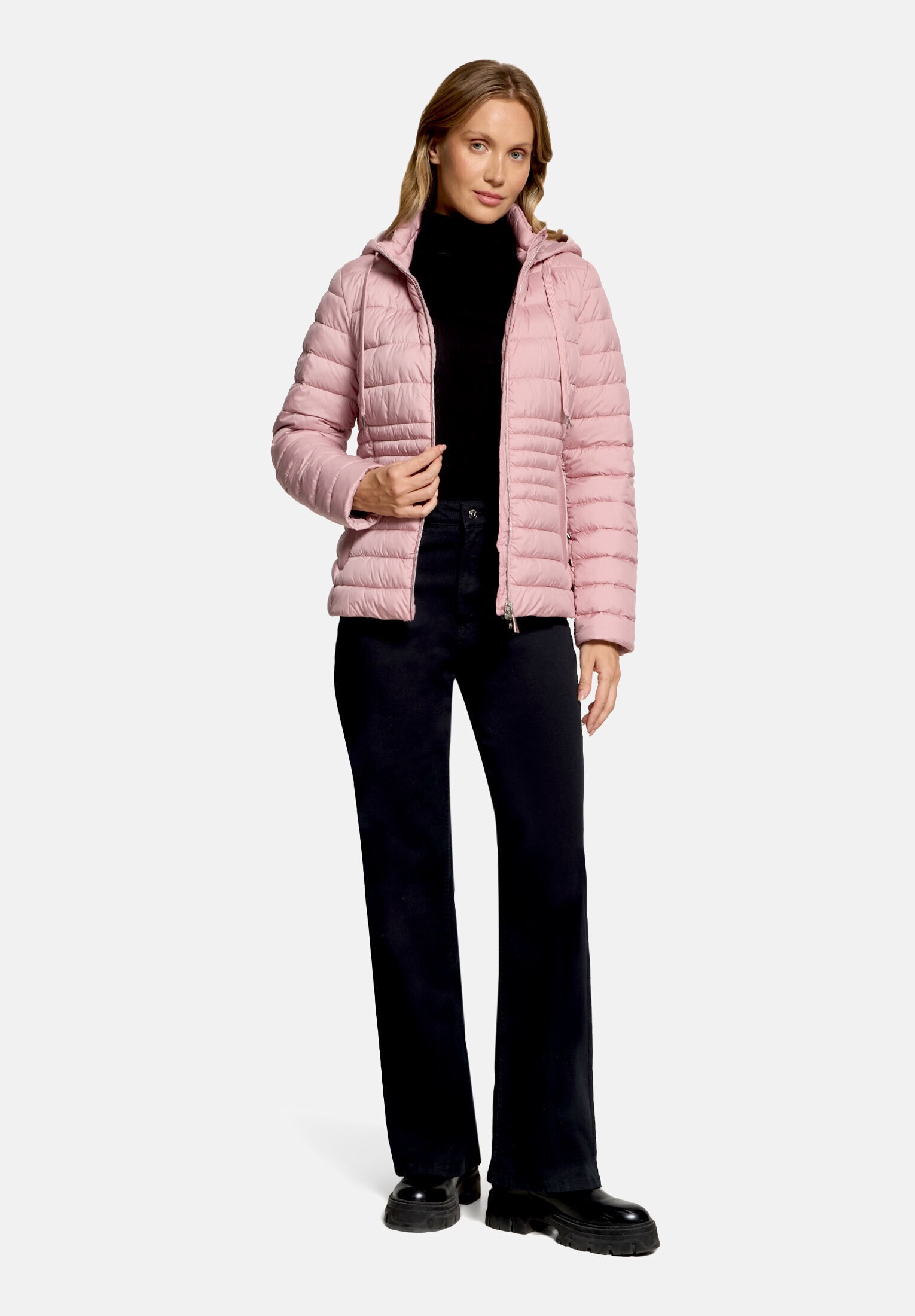 Betty Barclay Steppjacke "Damen mit abnehmbarer Kapuze" mit Kapuze