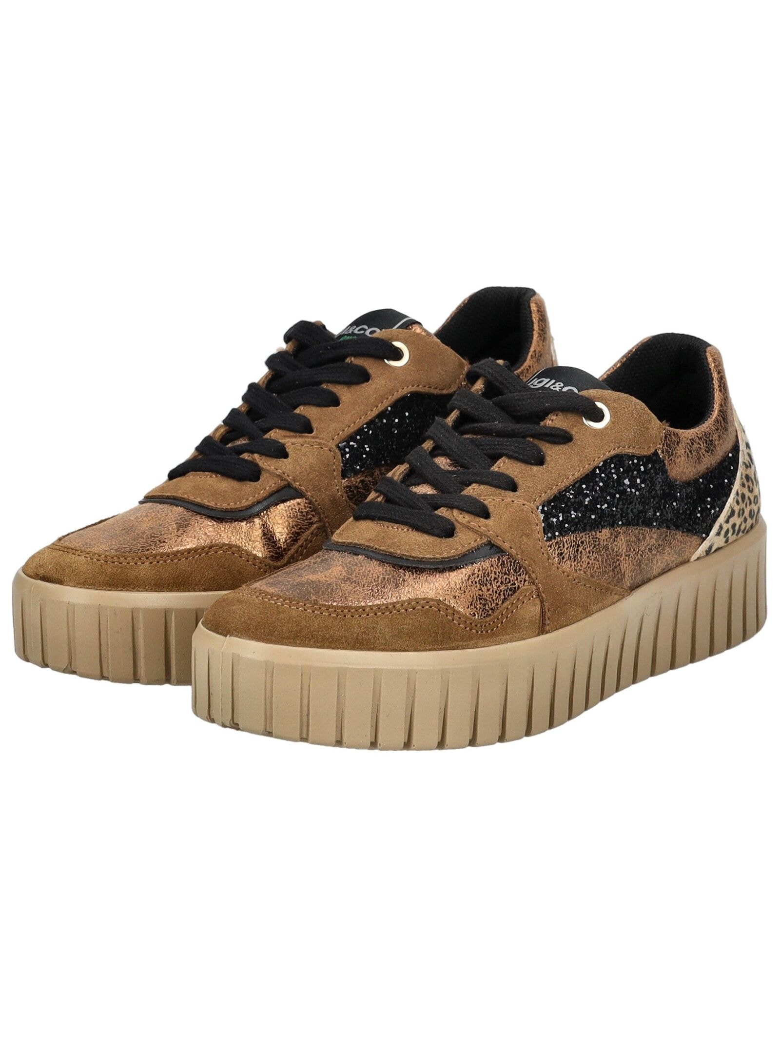 IGI & CO Plateausneaker »IGI & CO Sneaker Veloursleder/Textil«