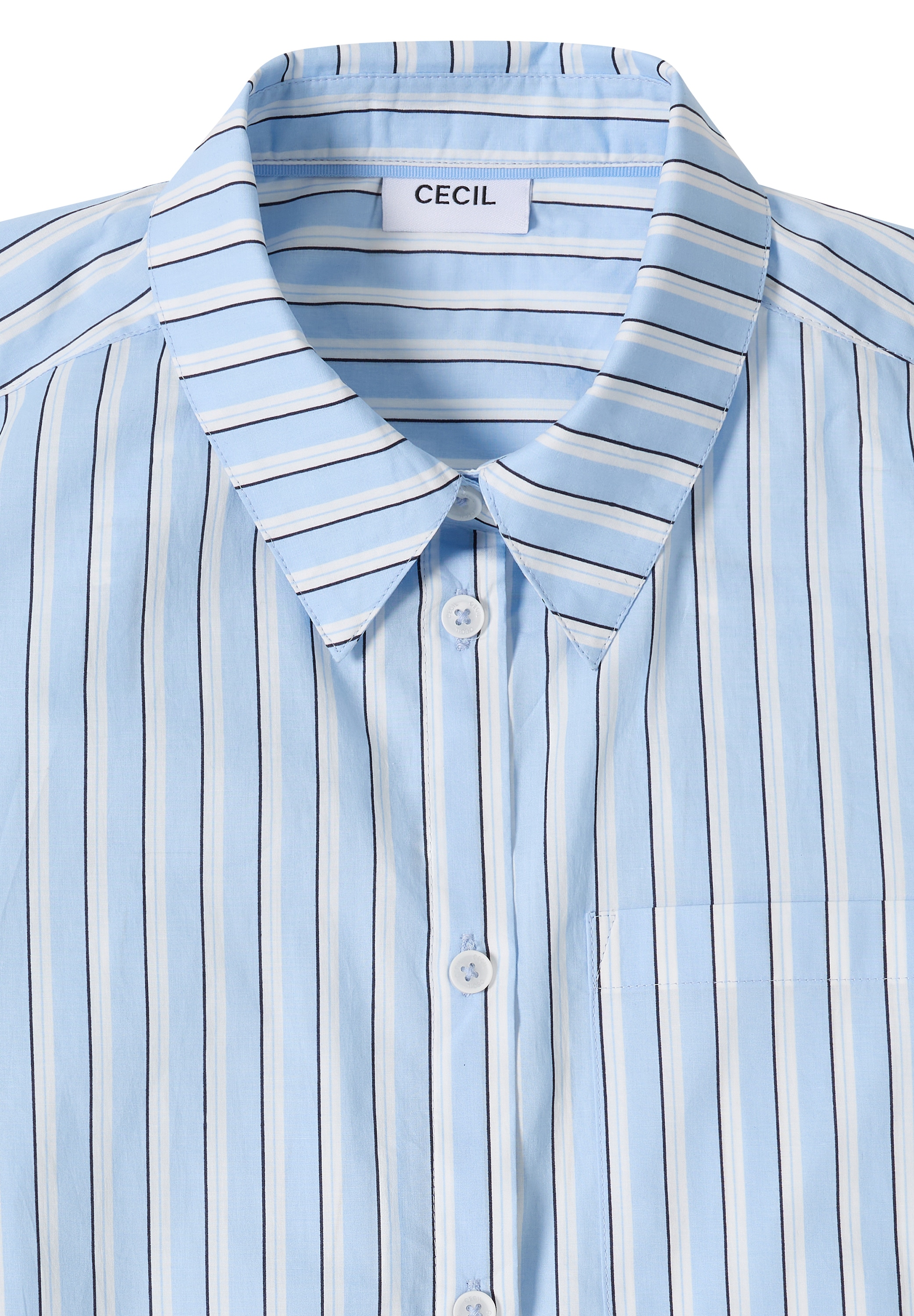 Cecil Langarmbluse im soften Baumwoll-Mix