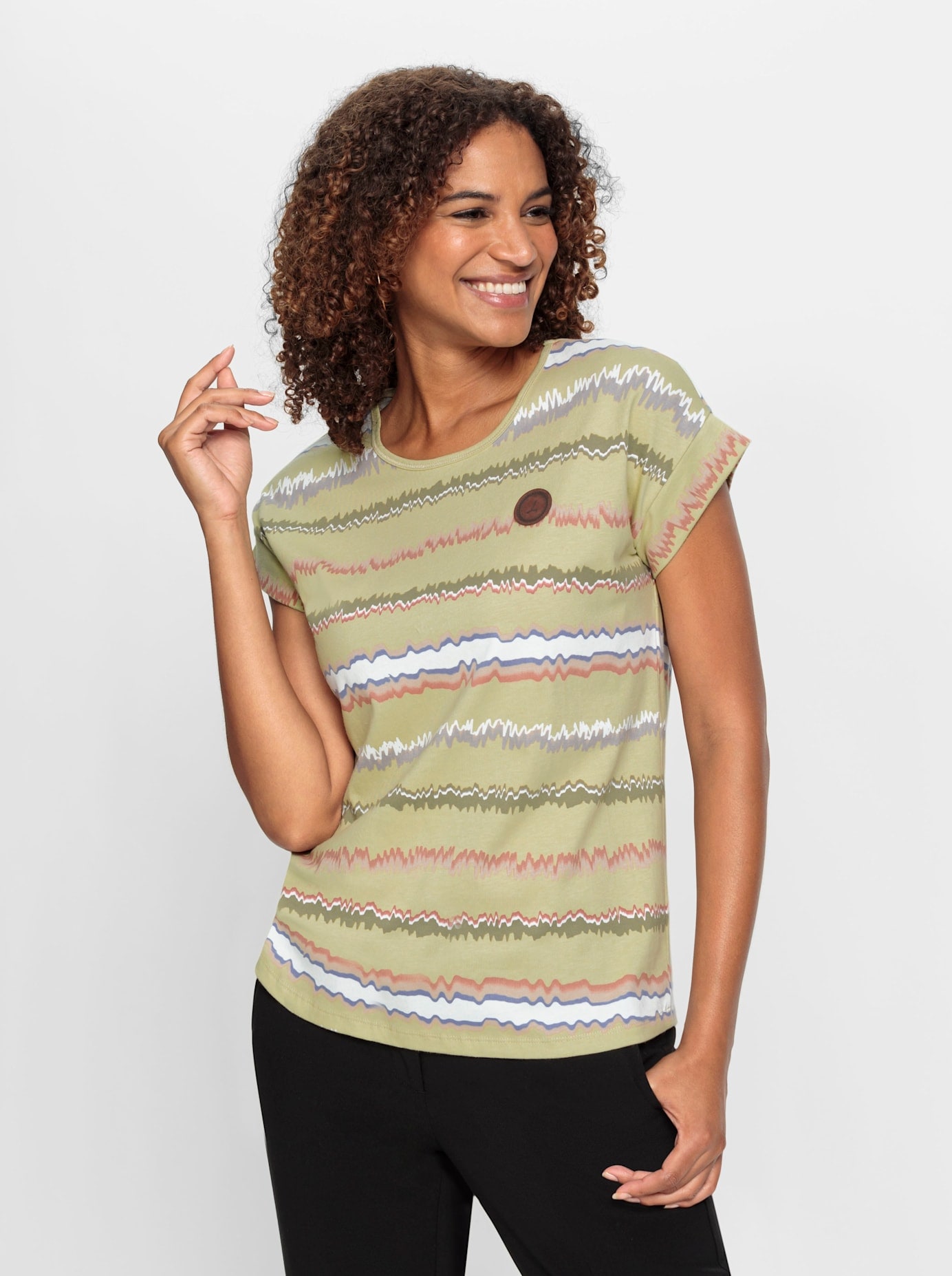 Casual Looks Kurzarmshirt »Shirt«, (1 tlg.)