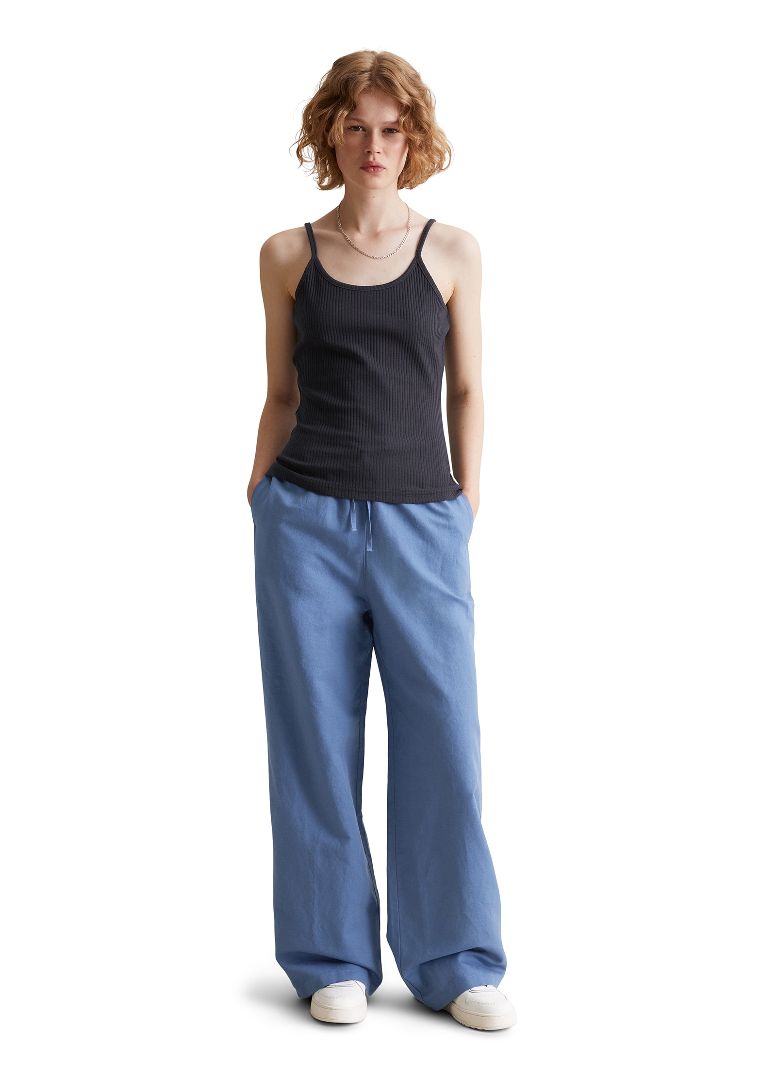 Marc O'Polo DENIM T-Shirt »aus Rippjersey«