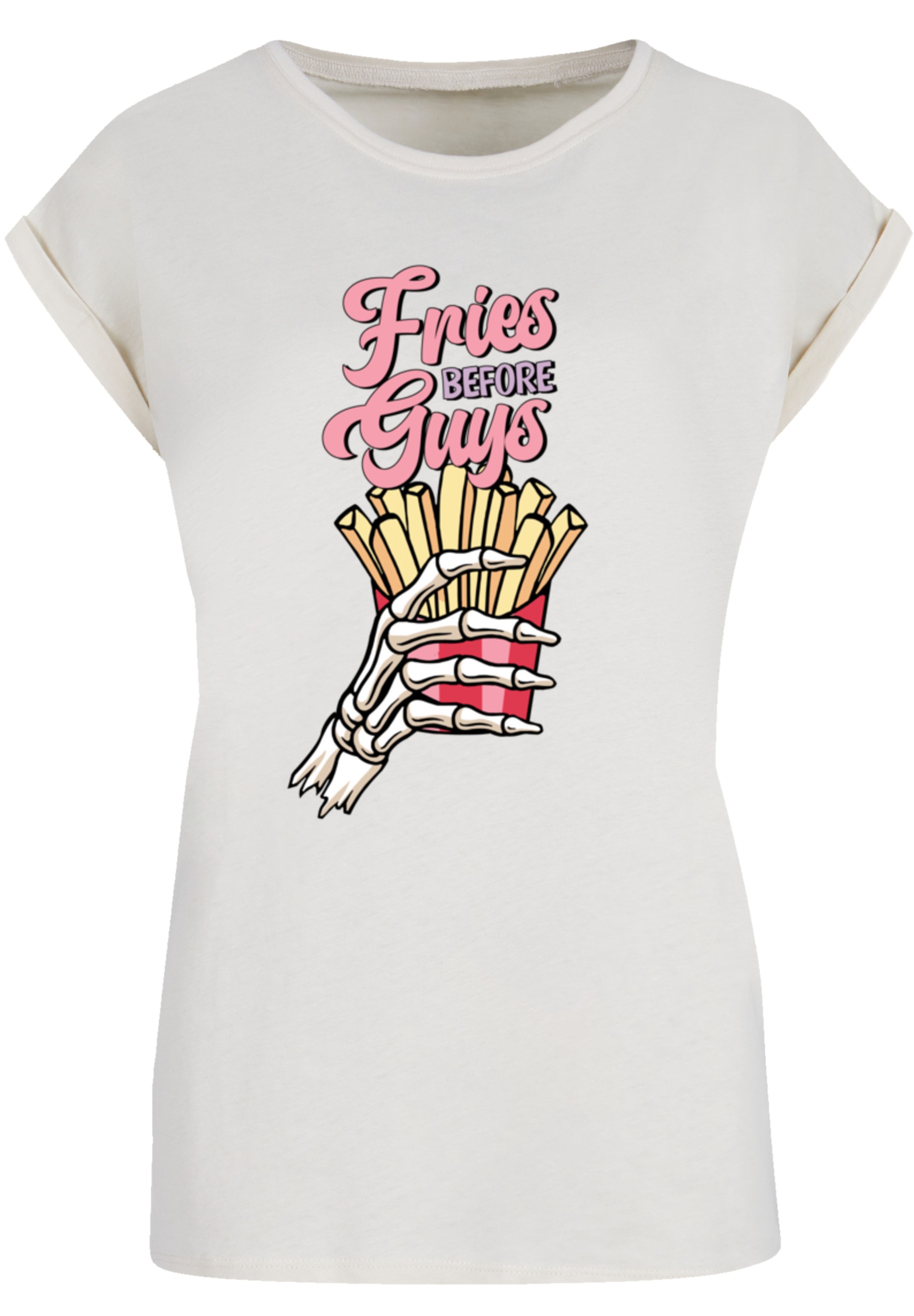 F4NT4STIC T-Shirt »Anti Valentinstag Fries«, Premium Qualität