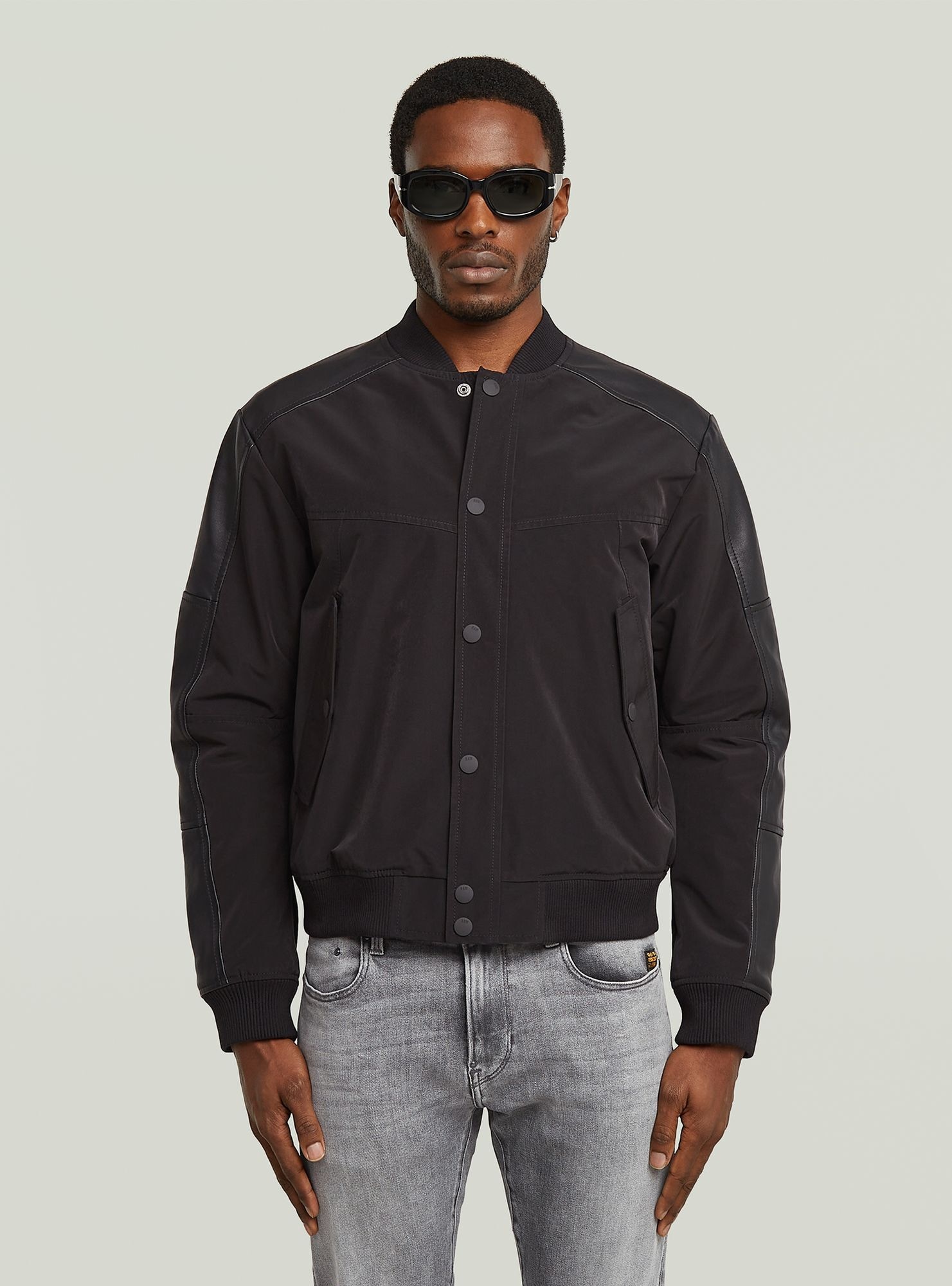 G-STAR Bomberjacke "Lederjacke Varsity" günstig online kaufen