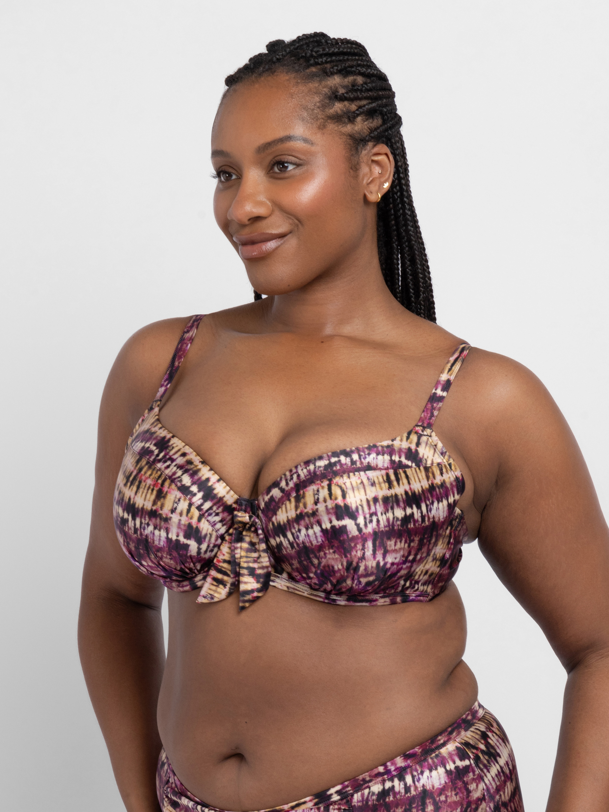 Dorina Bügel-Bikini-Top "Amnesia" Batikmuster günstig online kaufen