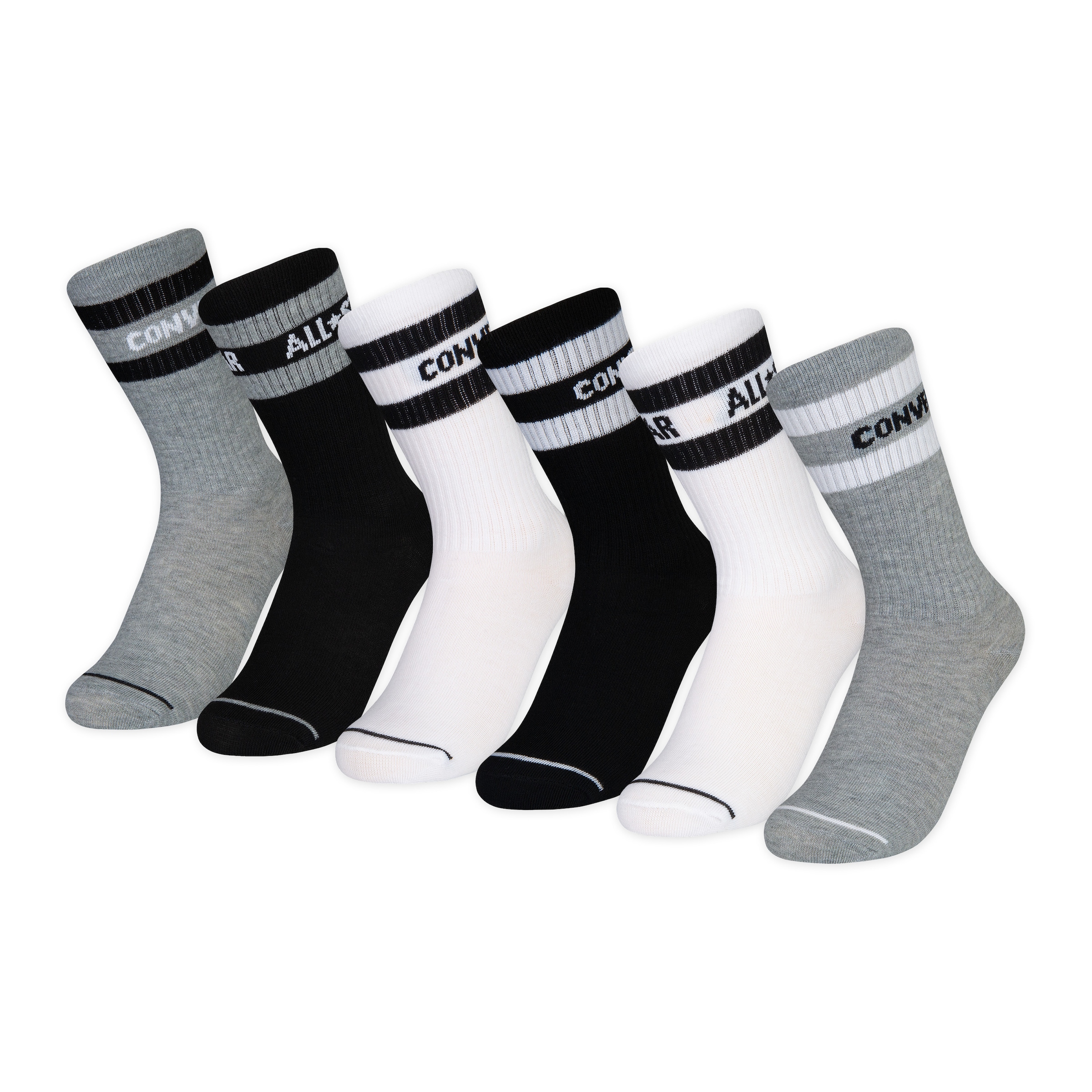 Converse Socken "CHN BASIC WORDMARK CREW 6PK" 6 Paar tlg. für Kinder, Set m günstig online kaufen