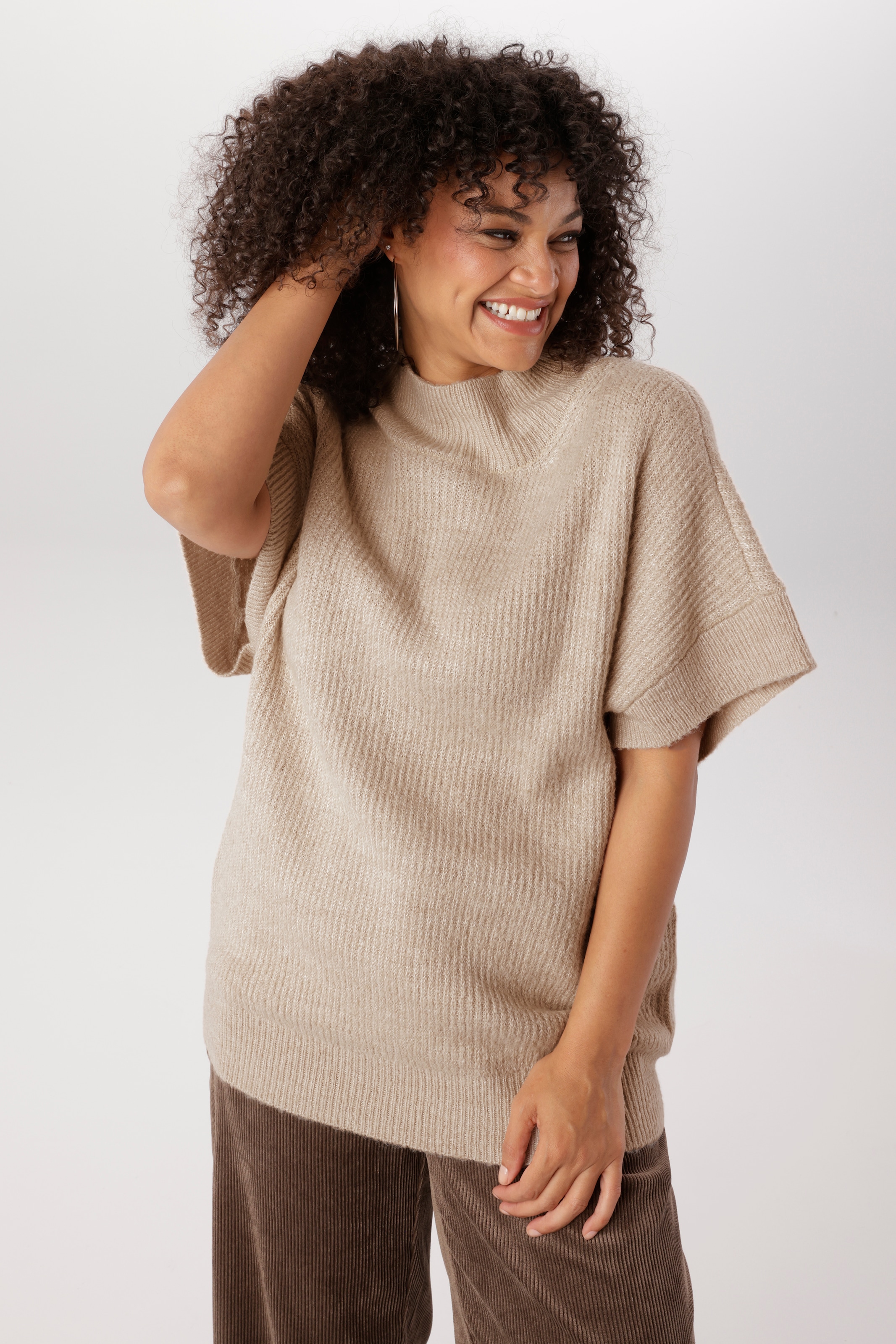 Aniston PLUS Pullunder im Rippstrickmuster - NEUE KOLLEKTION