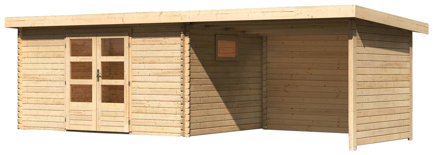 WOODFeeling Gartenhaus "Trittau 5", mit Anbaudach günstig online kaufen
