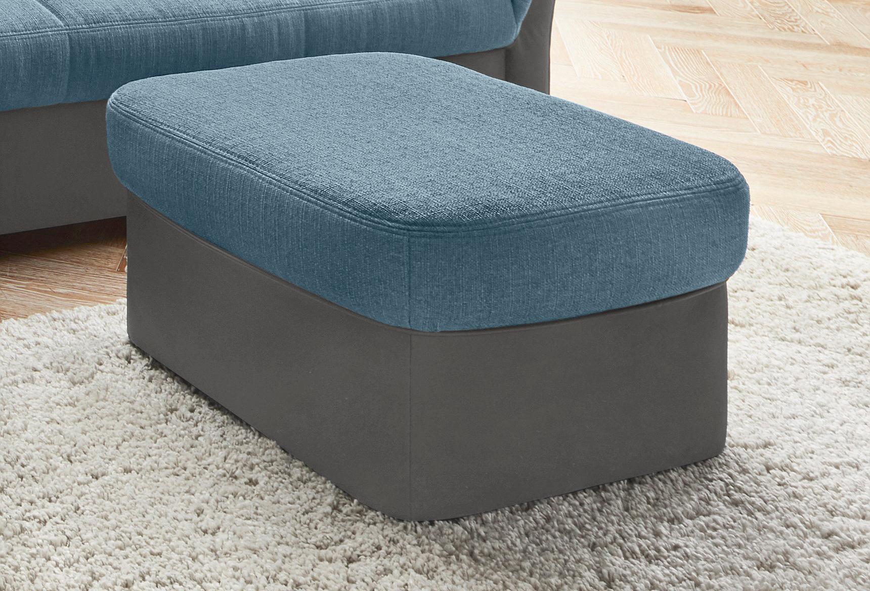 DOMO collection Polsterhocker "ELVA elegant, bequem und hochwertig" passend zu den Sitzmöbeln der Serie ELVA