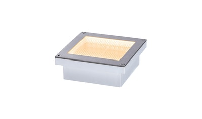 LED Einbauleuchte »Brick IP67 eckig 100x100mm 1W 18lm 230V Edelstahl«, 1 flammig-flammig