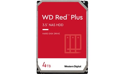 HDD-NAS-Festplatte »WD Red Plus 4TB«, 3,5 Zoll, Anschluss SATA III