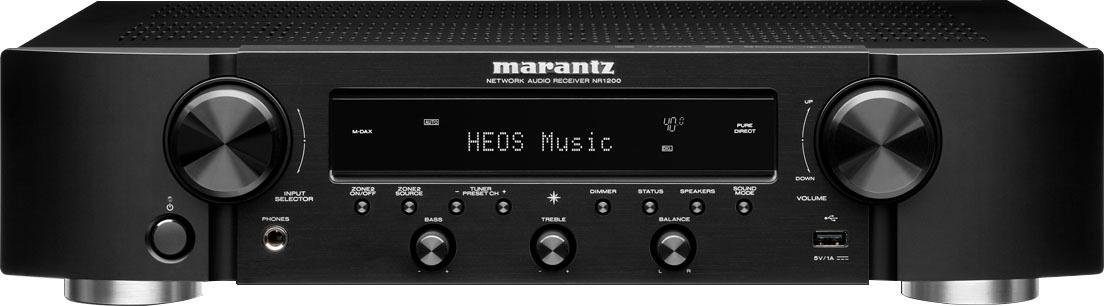 Marantz Stereo-Netzwerk-Receiver »NR1200«, 2, (Bluetooth-WLAN DAB+-FM-Tuner-Internetradio-Sprachsteuerung)