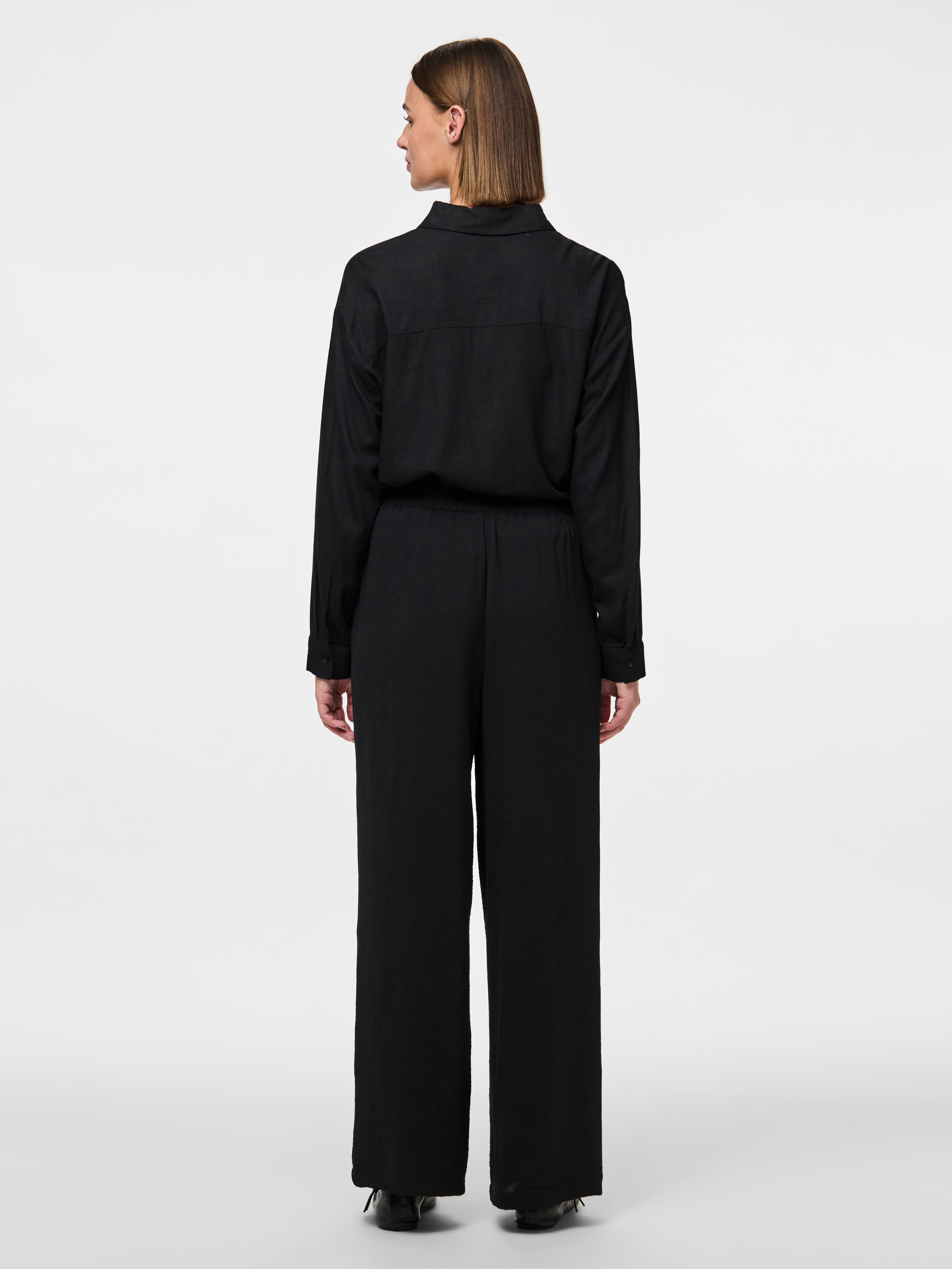pieces Schlupfhose »PCTIFFANY HW WIDE PANTS WVN NOOS BC«, Sommerhose