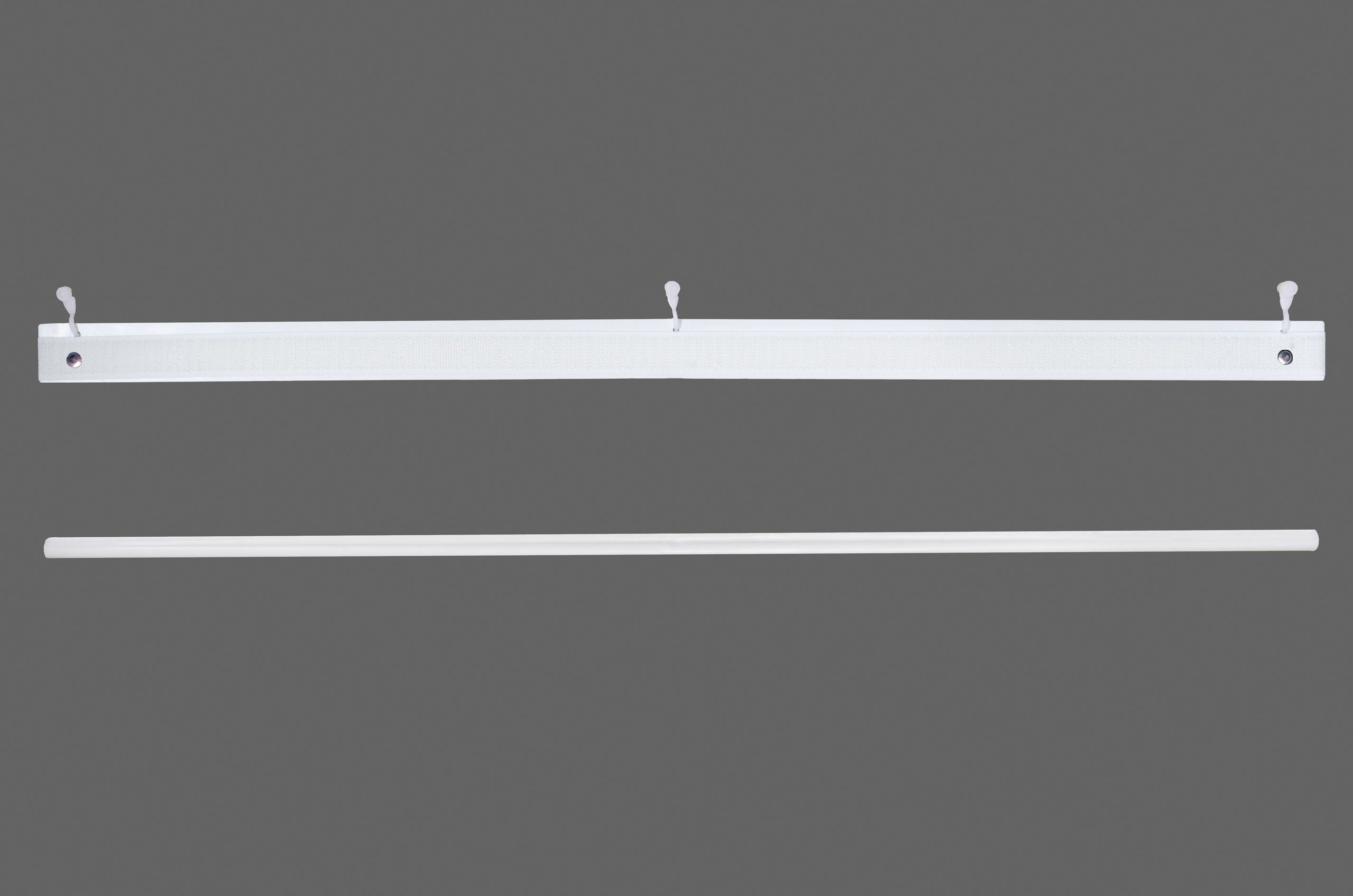 Thumbnail - Neutex for you Schiebegardine "Galena Uni" Klettband 1 Stk. tlg. inkl. Befestigungszubehör, Breite: 57 cm