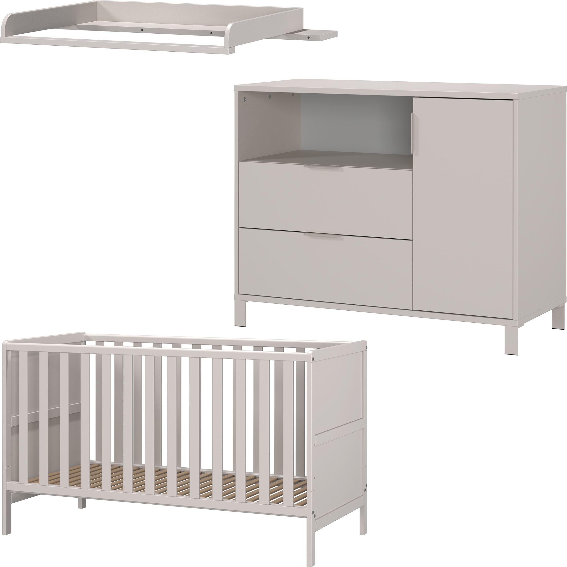 GERMANIA Babymöbel-Set "GW-Alkmaar", (3 tlg.), mit mitwachsendem Kinderbett günstig online kaufen