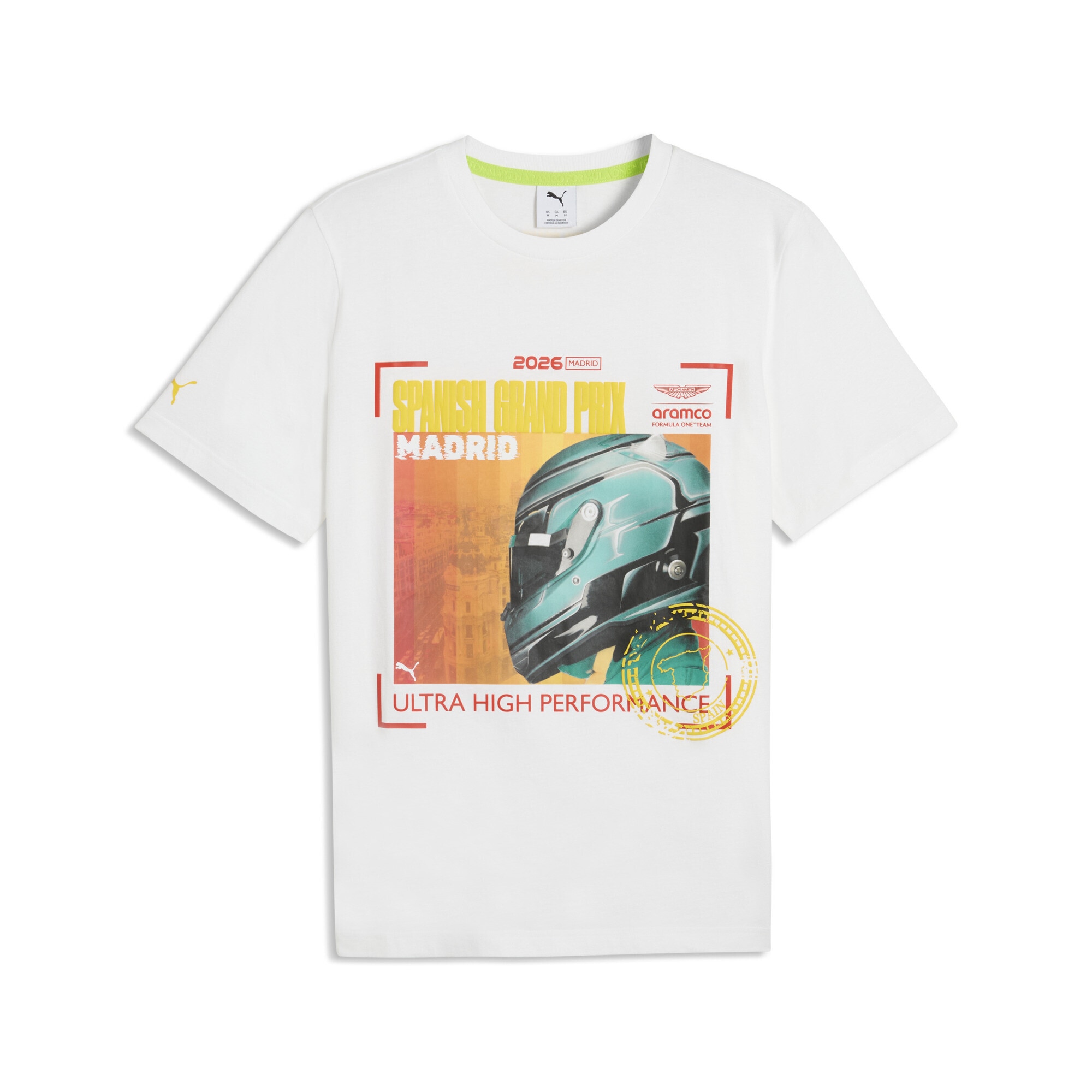 PUMA T-Shirt "PUMA x ASTON MARTIN ARAMCO F1 TEAM Race T-Shirt Madrid Herren"