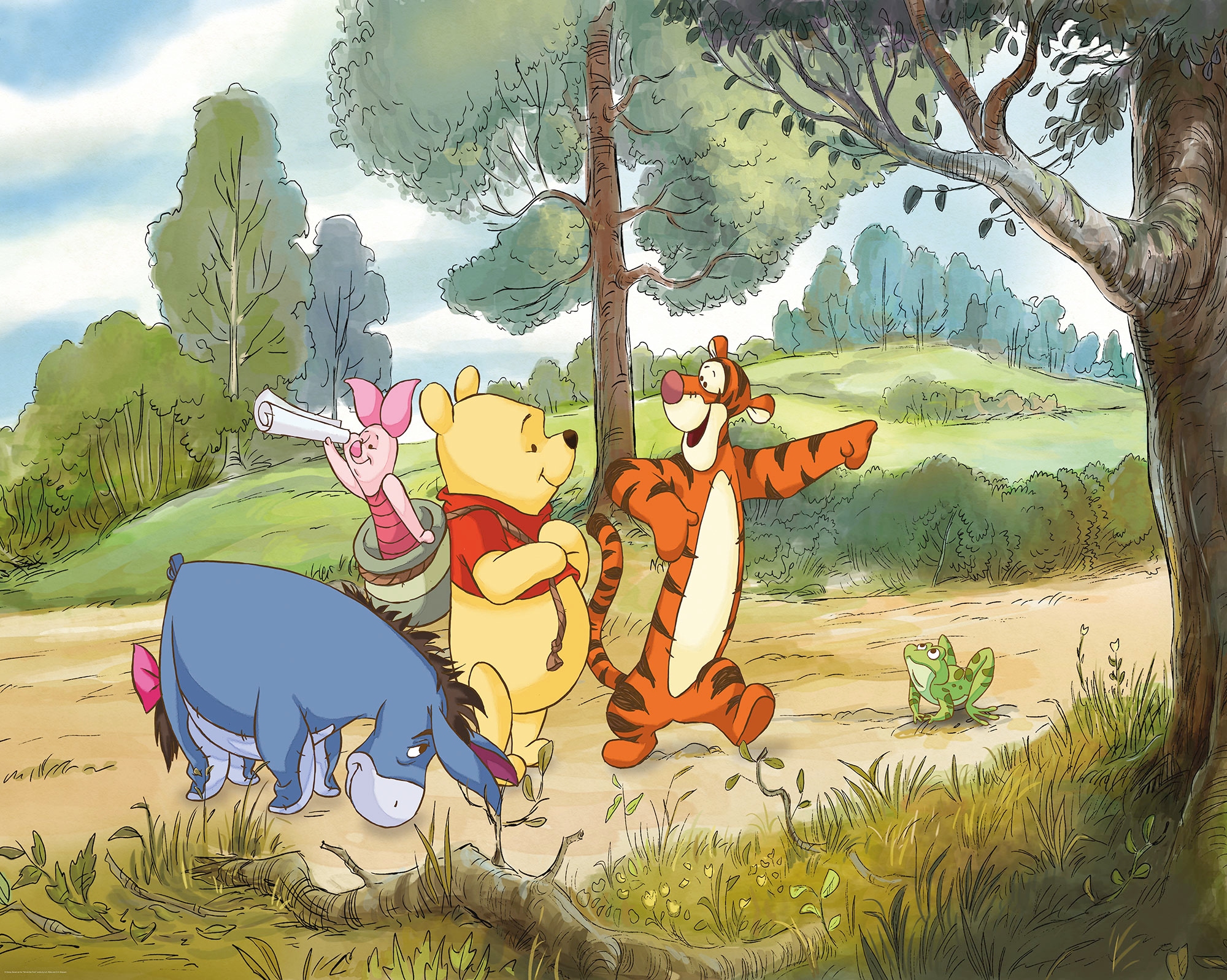 Komar Fototapetas »Winnie the Pooh Expeditio...