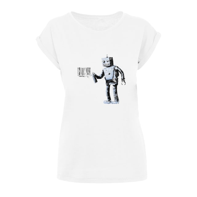 Merchcode T-Shirt »Damen Ladies Barcode Robot T-Shirt«, (1 tlg.) online  kaufen | BAUR