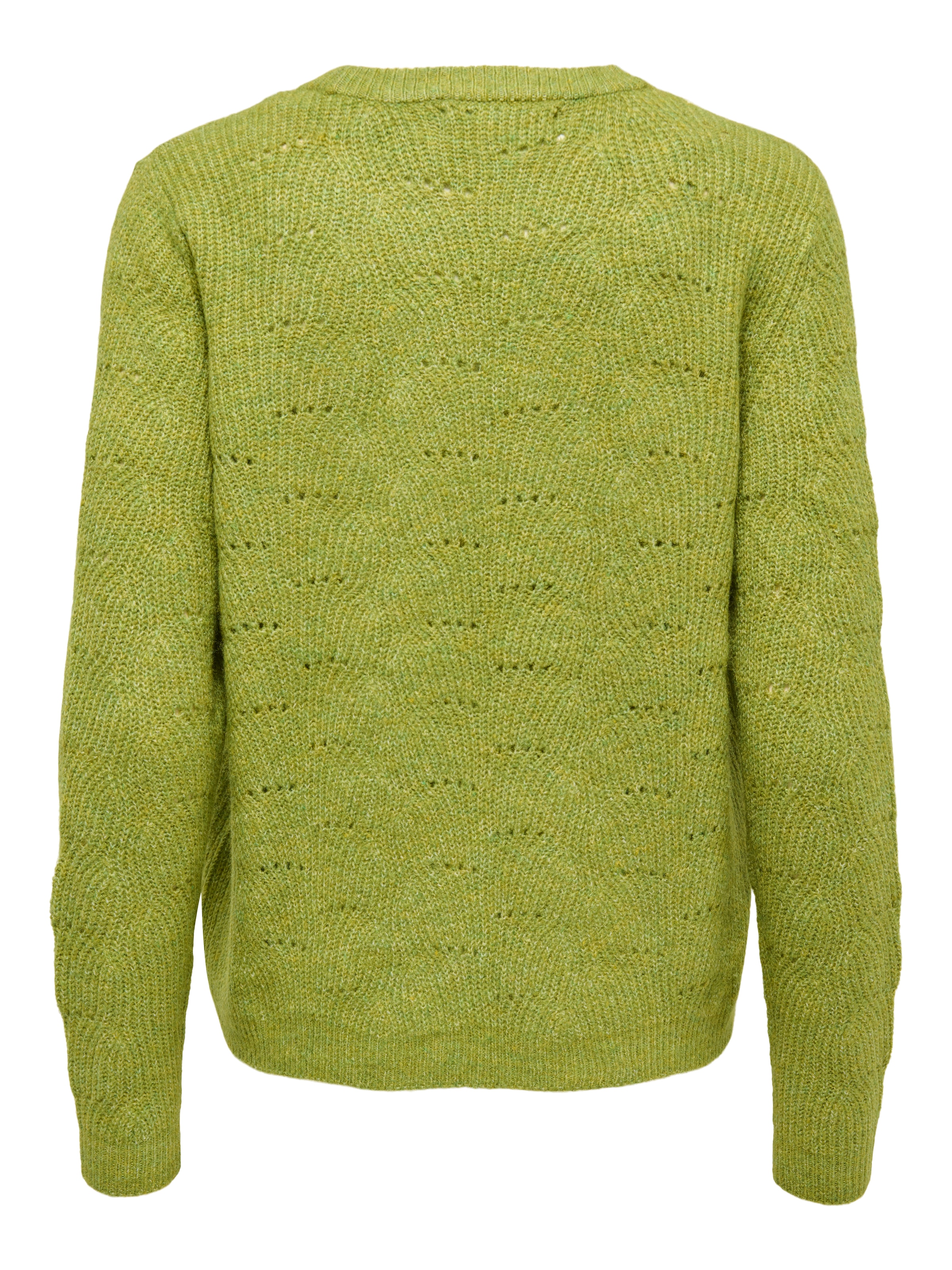 ONLY Rundhalspullover »ONLLOLLI L/S PULLOVER KNT NOOS« Materialmix