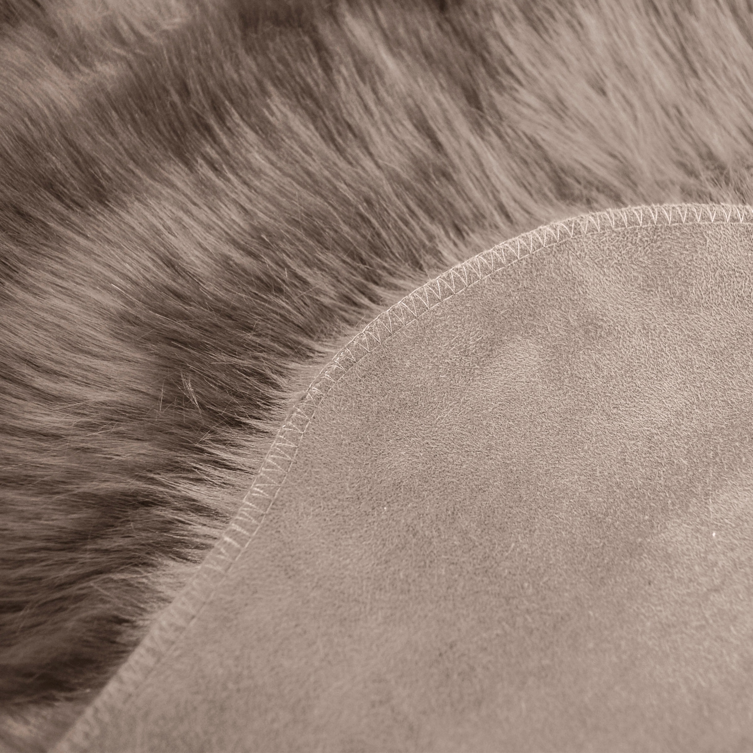 KiNZLER Fellteppich "Kunstfell" fellförmig 30 mm Höhe Uni-Farben, weich & f günstig online kaufen