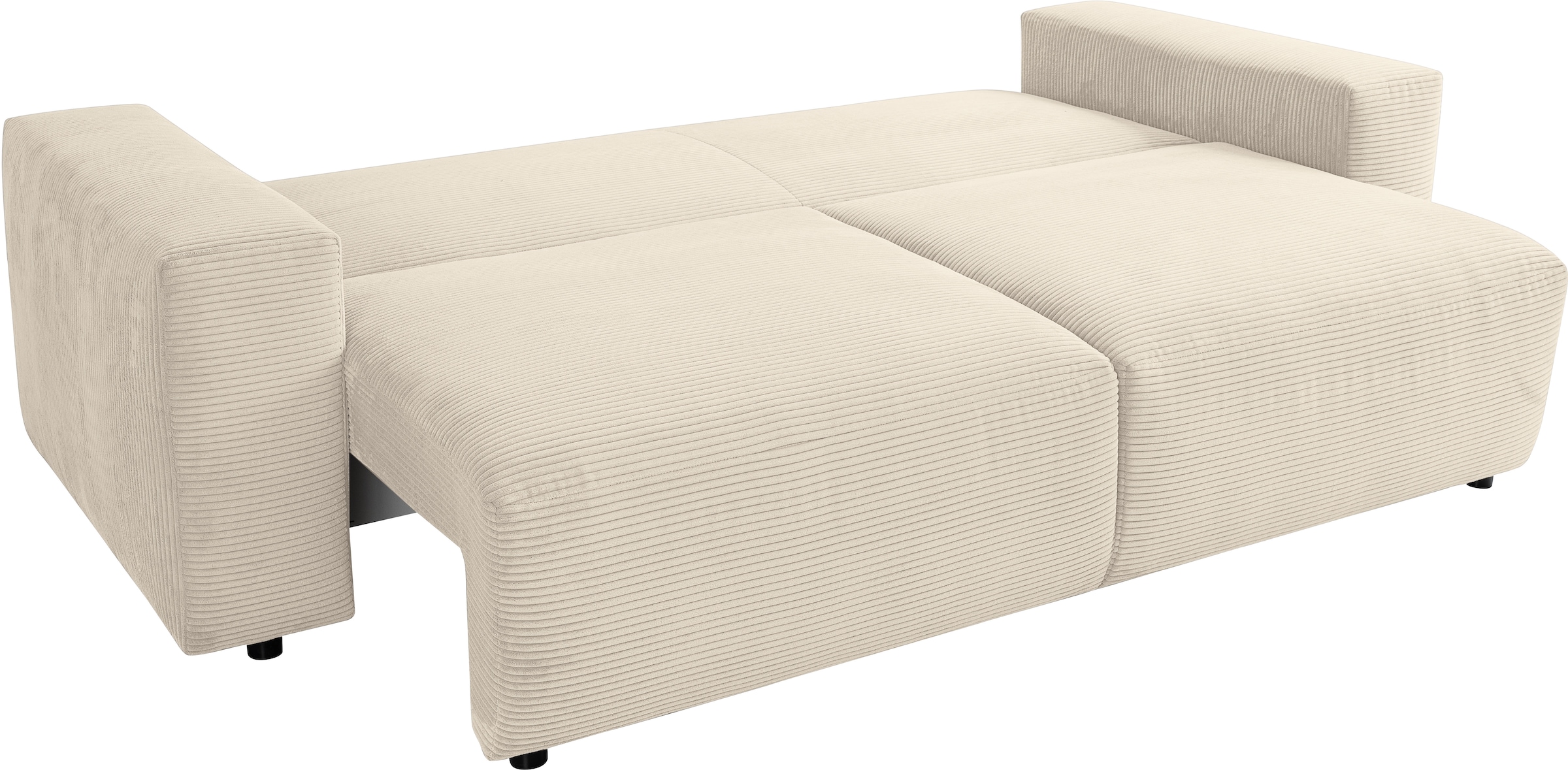 WERK2 Schlafsofa »Lima, inkl. Bettkasten, Breite 245 cm«