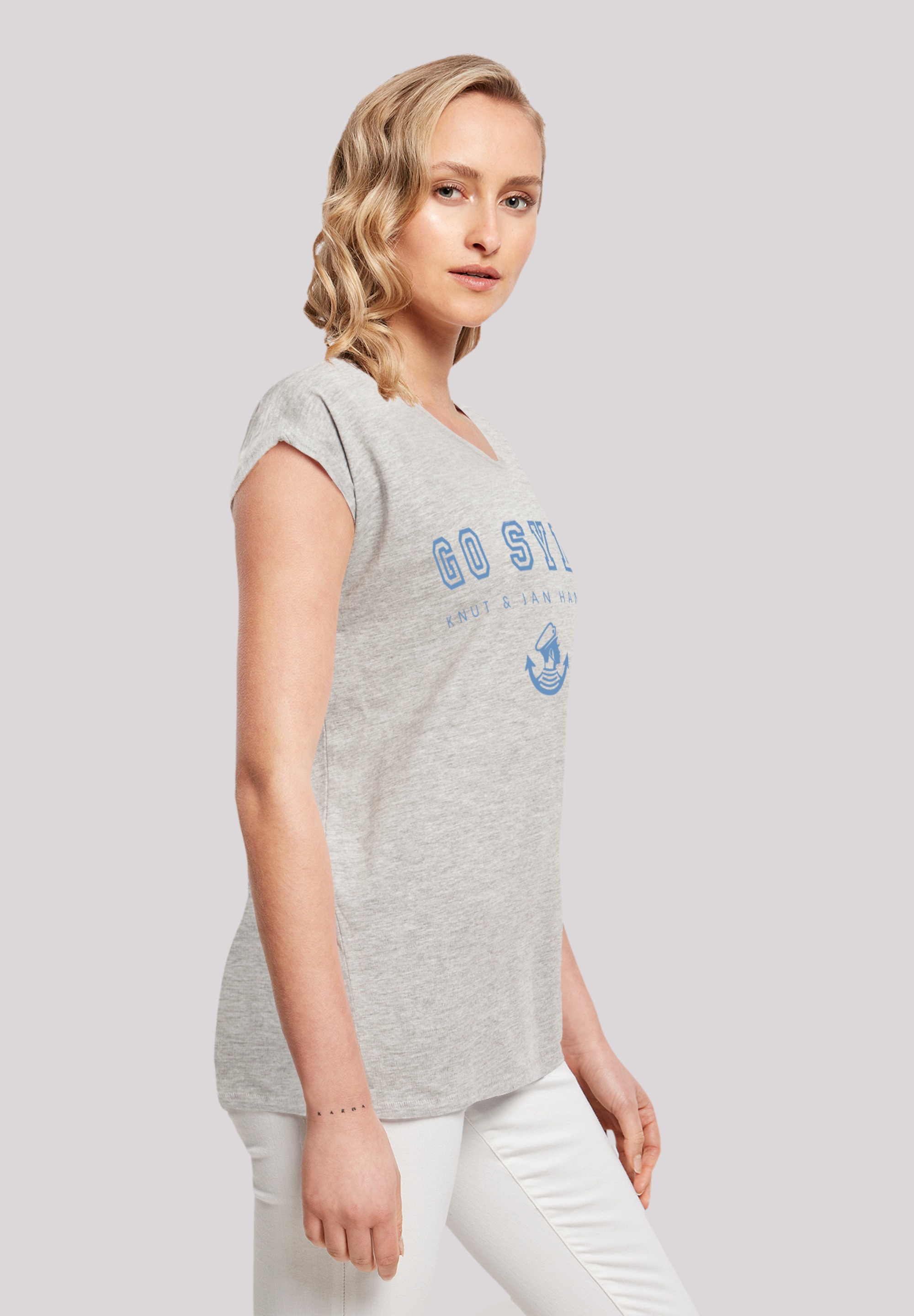 F4NT4STIC T-Shirt »Go Sylt Knut & Jan Hamburg«, Print