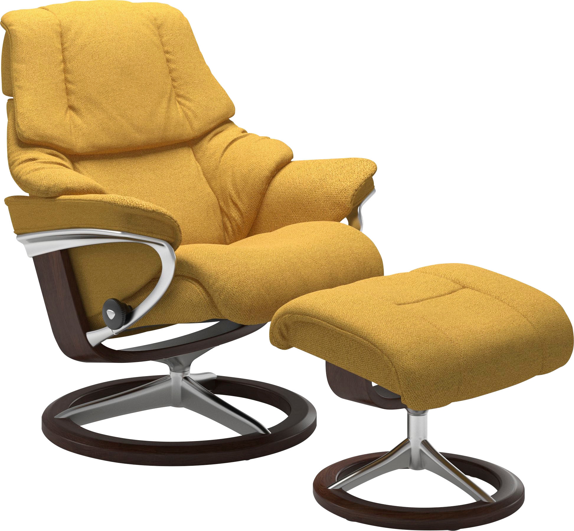 Stressless Fußhocker "Reno", mit Signature Base, Gestell Braun