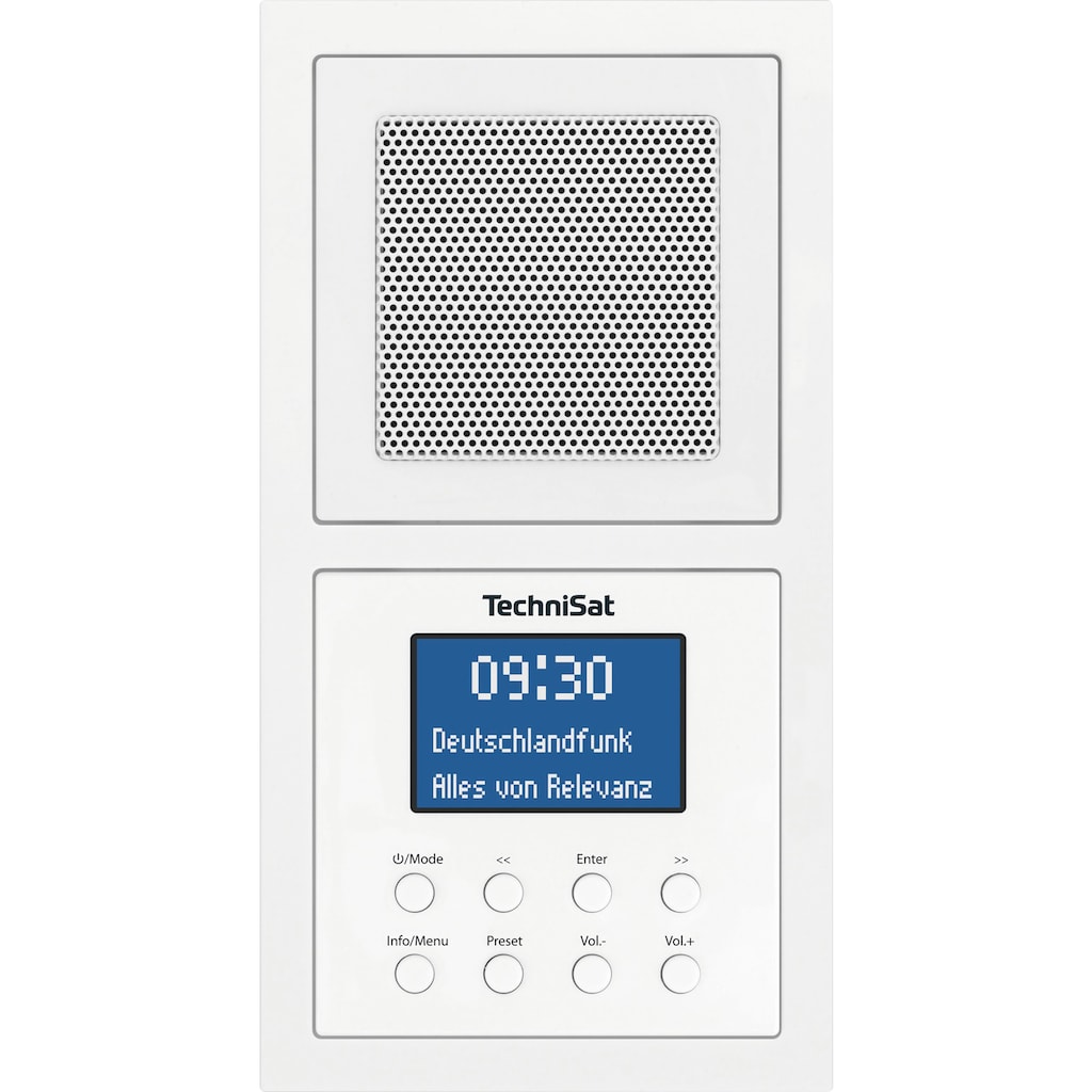 TechniSat Digitalradio (DAB+) »DIGITRADIO UP 1«, (A2DP Bluetooth-AVRCP Bluetooth Digitalradio (DAB+)-UKW mit RDS 2 W)