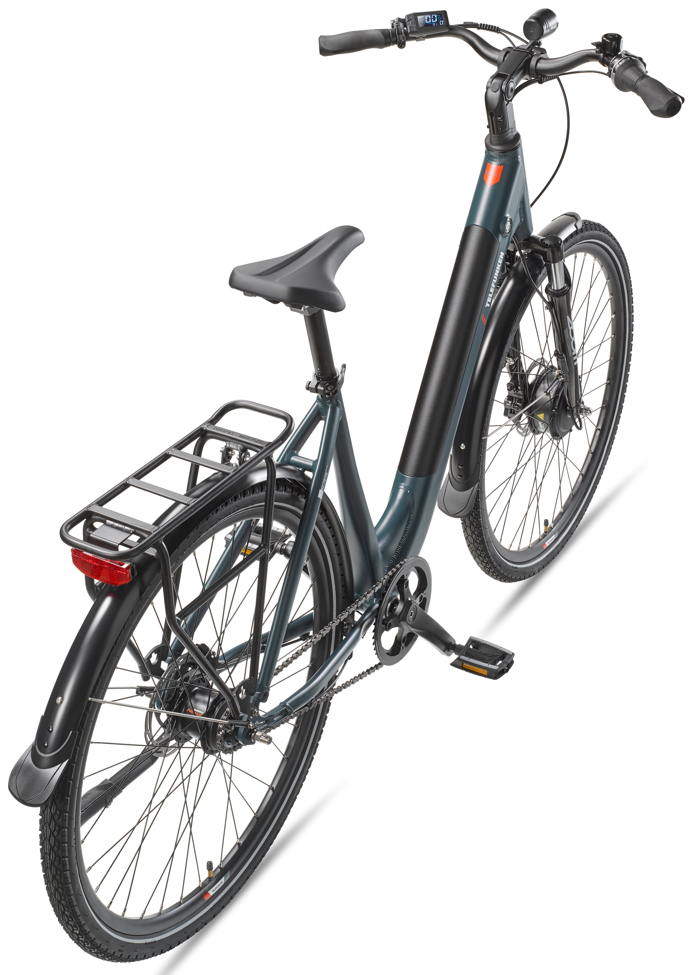 Telefunken »Multitalent RC675« 7 Gang Shimano Nexus Schaltwerk Nabenschaltung Frontmotor 250 W Pedelec, Elektrofahrrad, Damen u. Herren, Scheibenbremsen, 28 Zoll