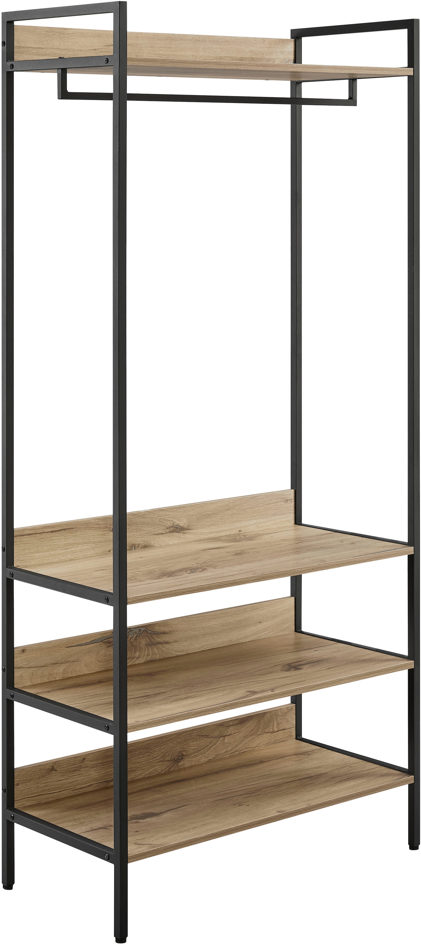 OTTO home Garderobenschrank "Tayler", Melamin-Tischplatte, pulverbeschichte günstig online kaufen