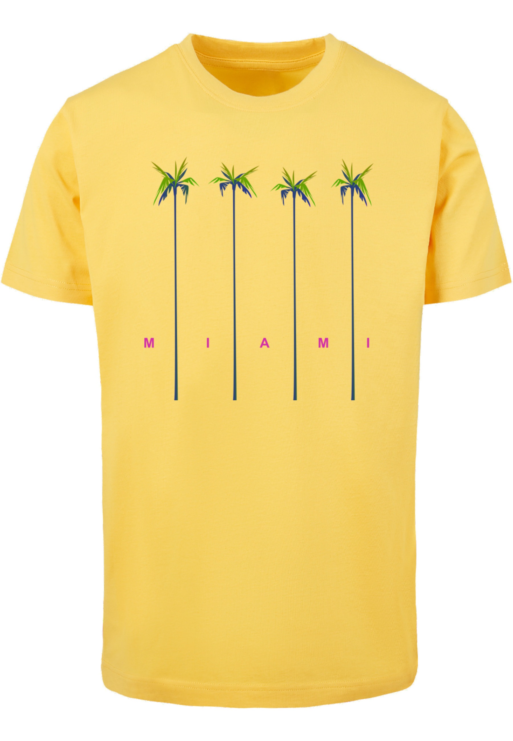 MisterTee T-Shirt "MisterTee Herren Miami Palms Tee" 1 Stk.