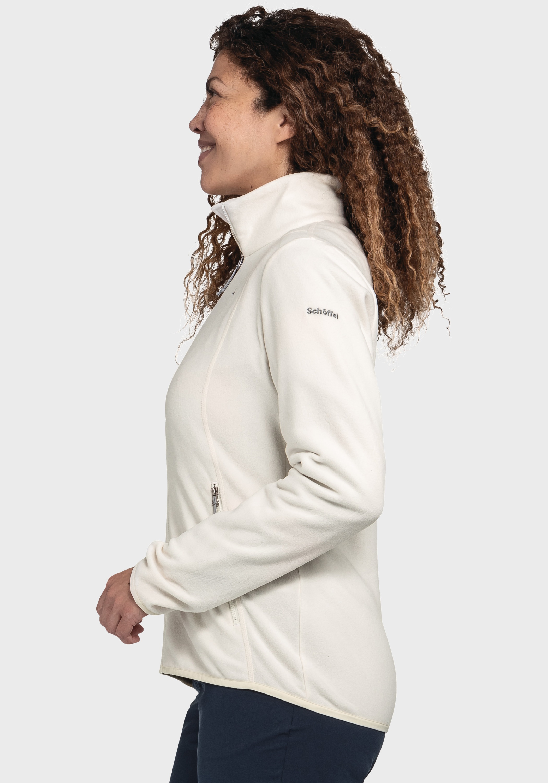 Schöffel Fleecejacke »Hiking Fleece Jk Style Ash WMS«, ohne Kapuze