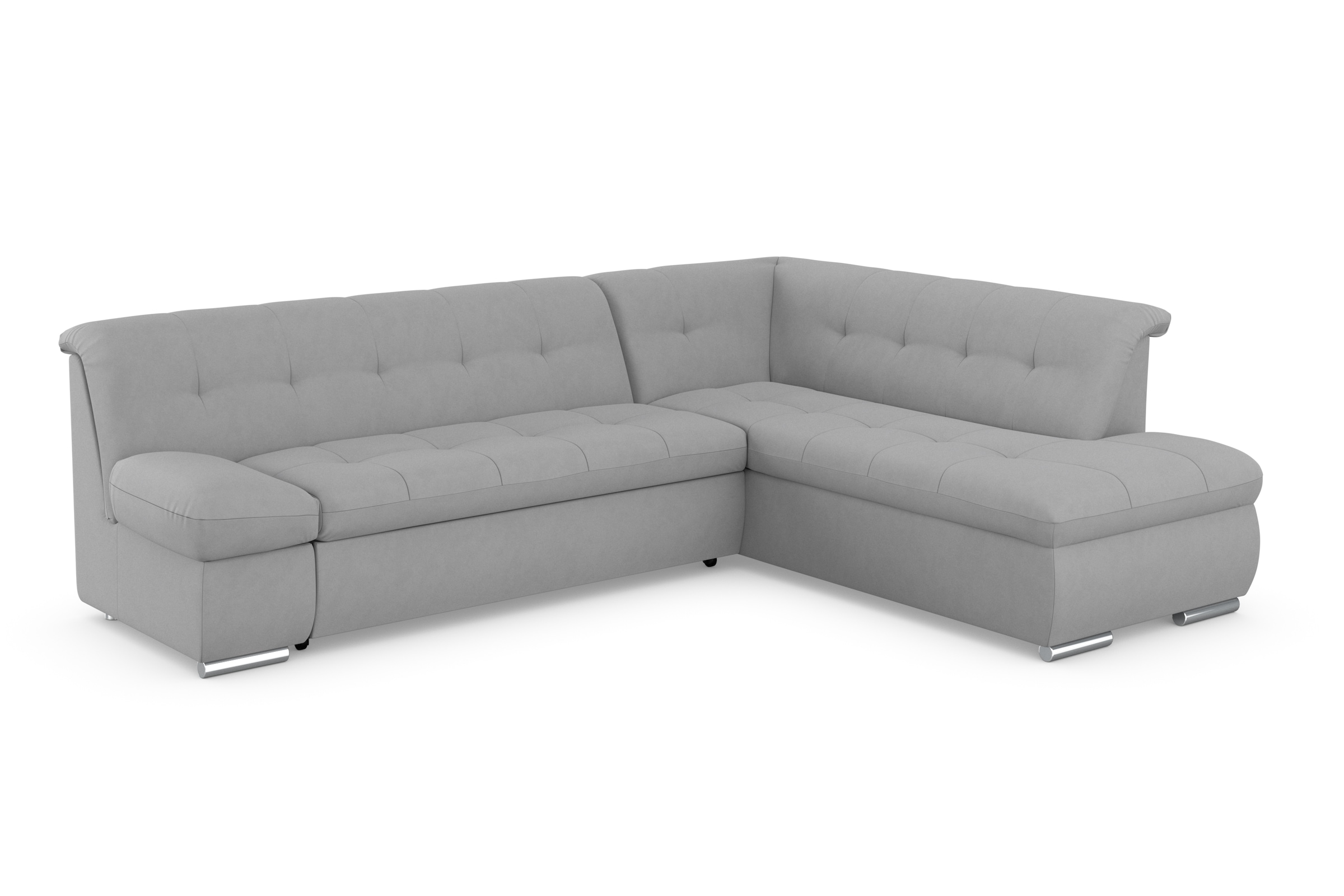 DOMO collection Ecksofa "MONA 271x213 cm, modern und komfortabel" whlw. mit Bett- und Armlehnfunktion, L-Form