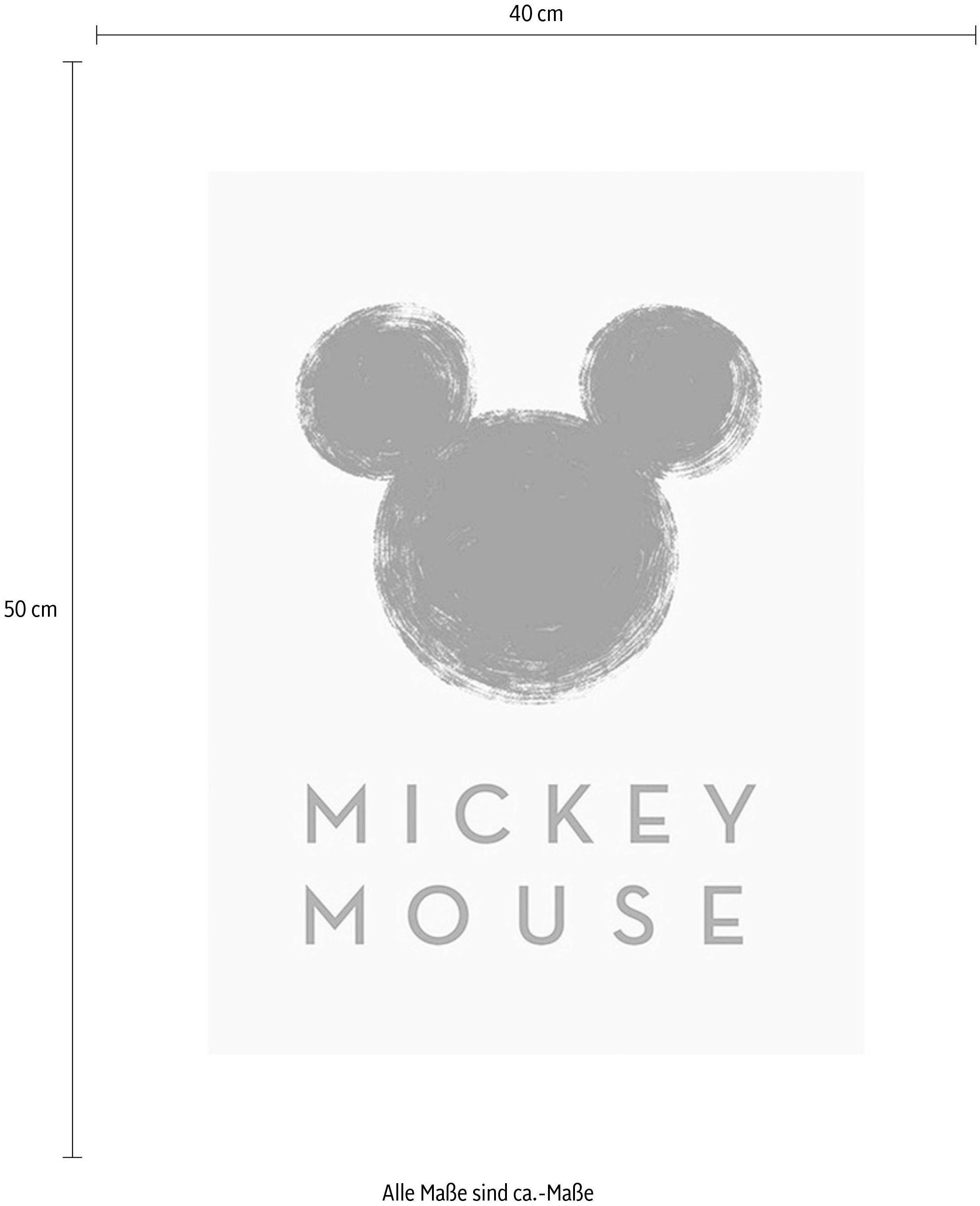 Komar Poster »Mickey Mouse Schlafzimmer, BAUR Silhouette«, St.), (1 | Wohnzimmer Disney, Kinderzimmer