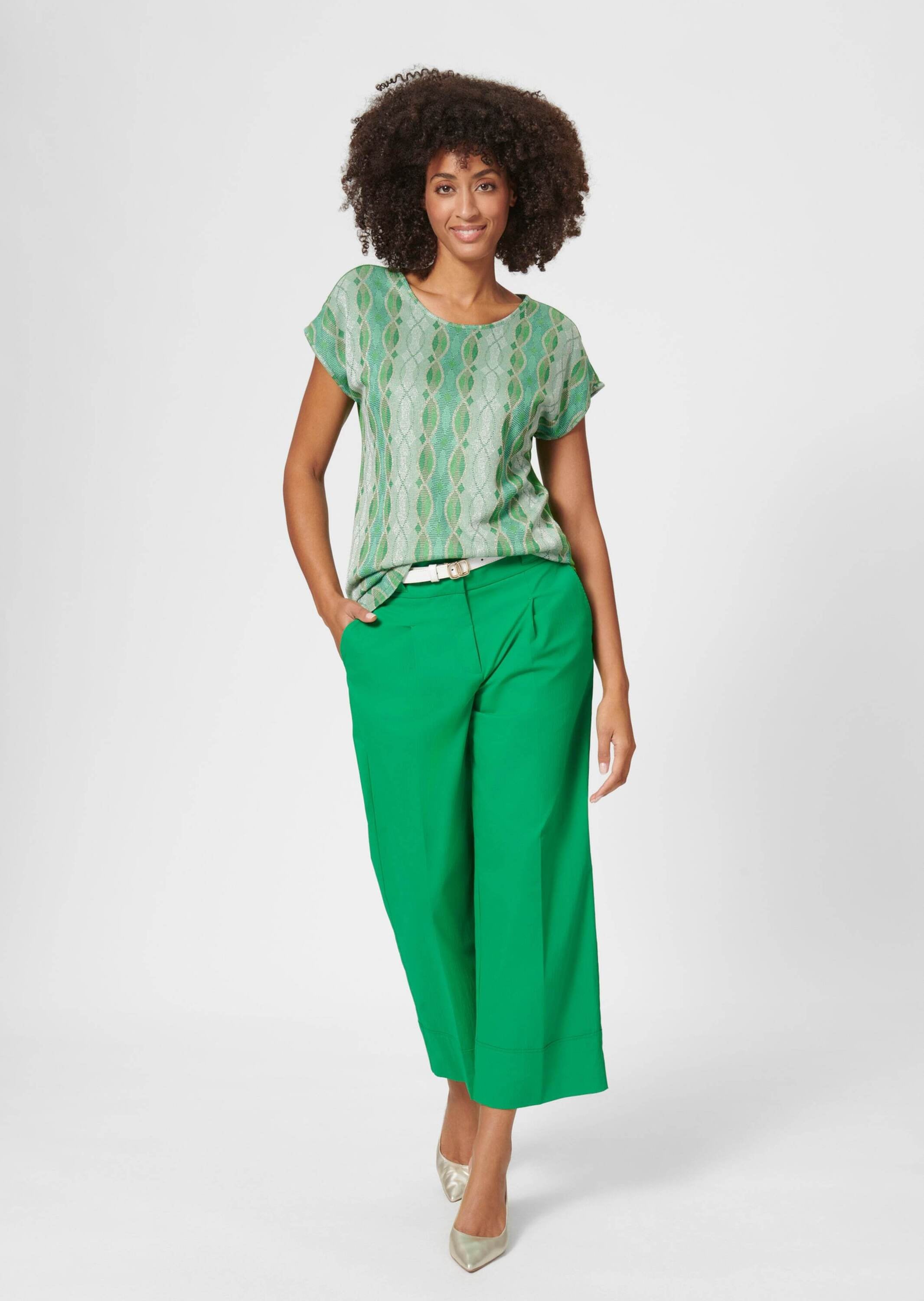 MADELEINE Kurzarmshirt "Shirt Gemustertes Shirt" günstig online kaufen