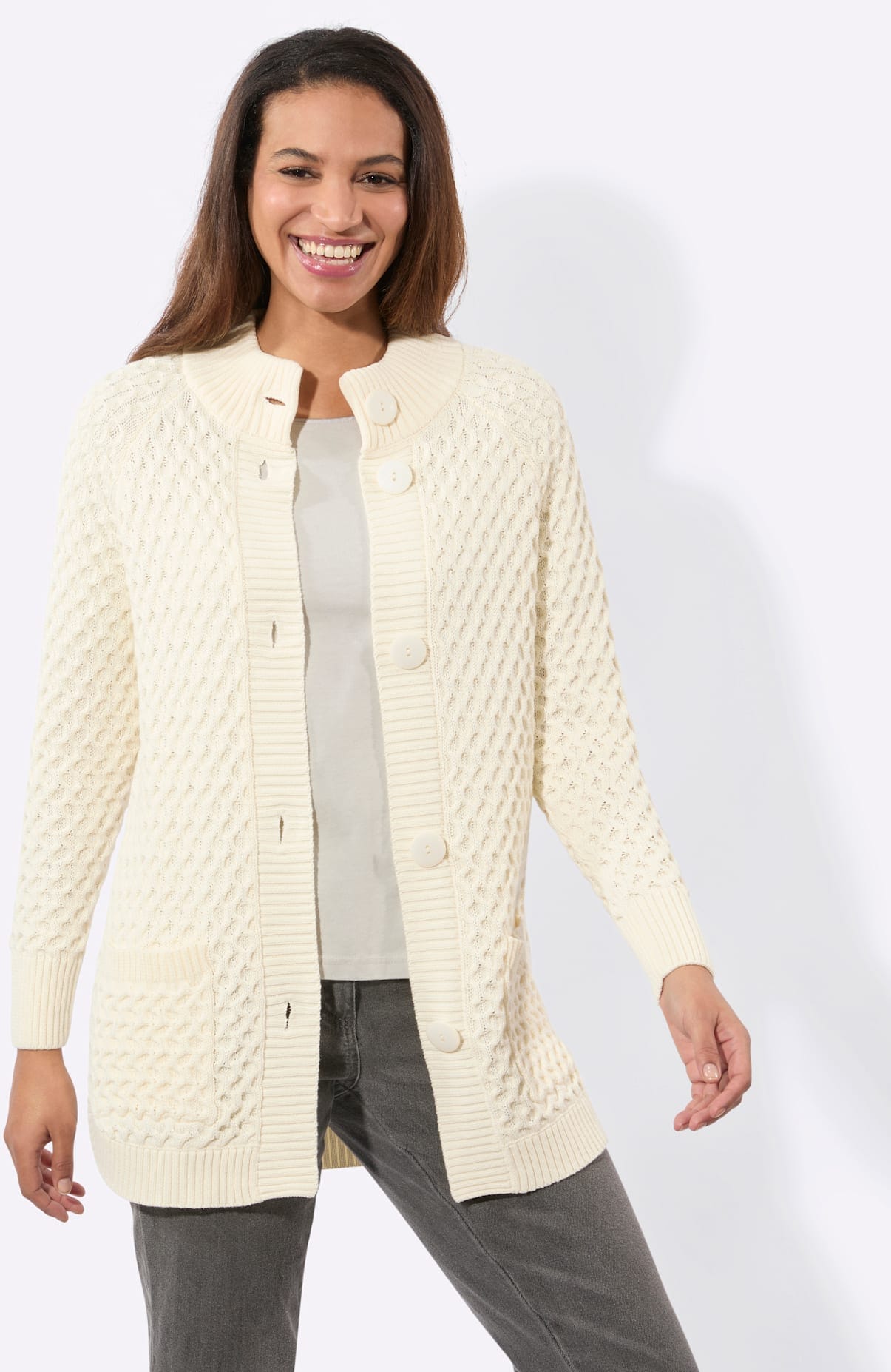 Inspirationen Longstrickjacke
