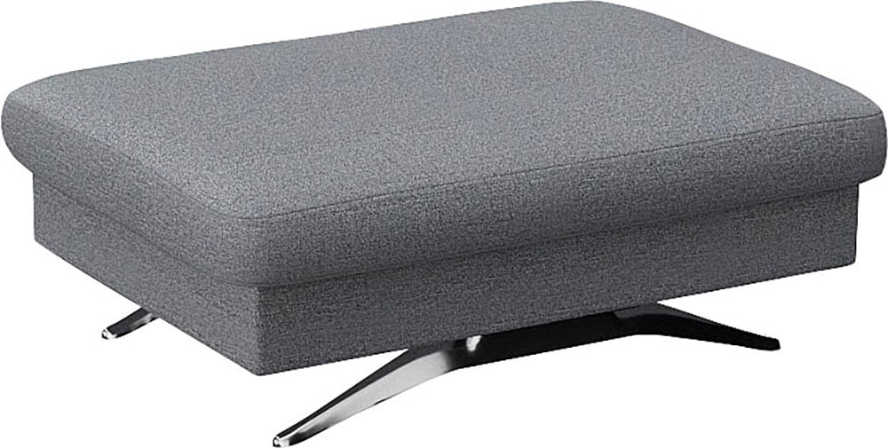 FLEXLUX Pouf "Glow Sitzhocker, Polsterhocker" Hocker mit Stauraum, Fuß Alu günstig online kaufen