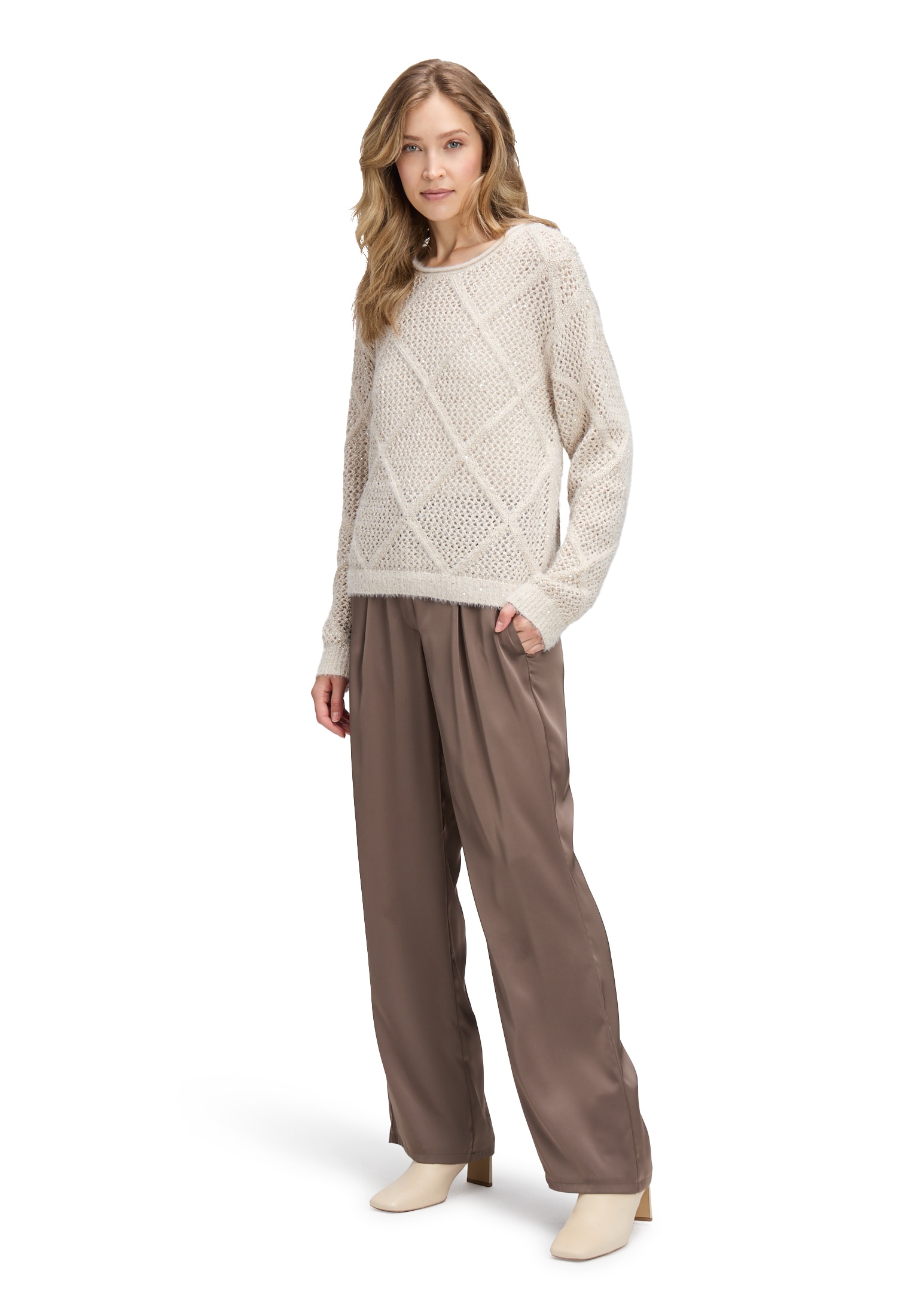 Betty Barclay Strickpullover »Betty Barclay Damen Strickpullover mit Effektgarn«, (1 tlg.)