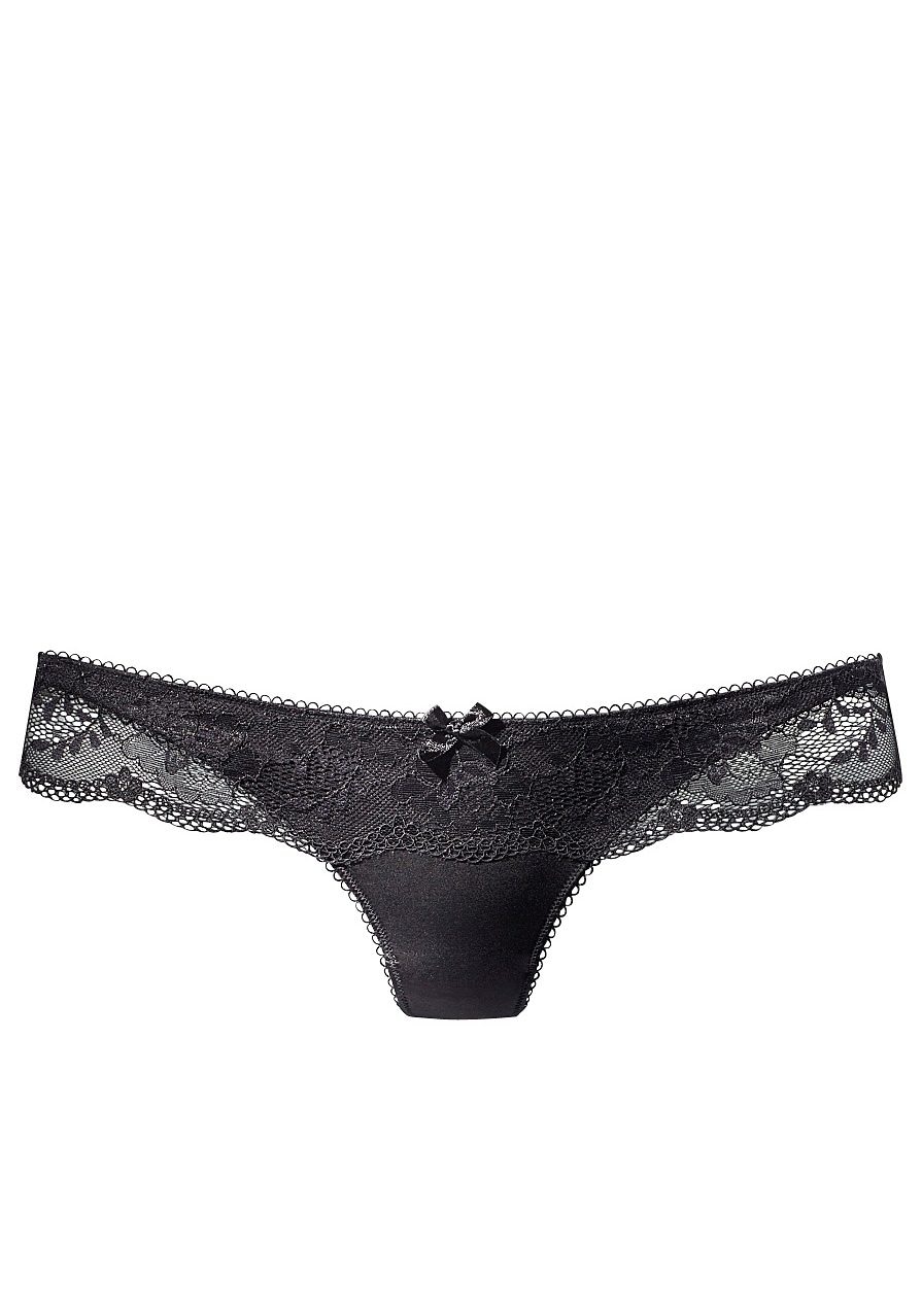 LASCANA String, mit breitem Bund aus blumiger Spitze, Dessous ▷ für | BAUR