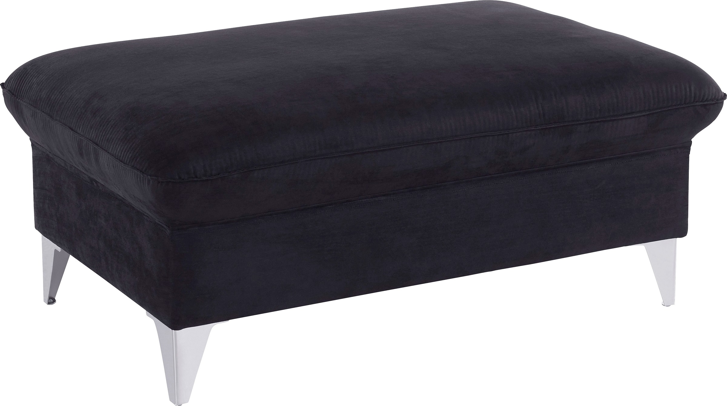 COTTA Polstergarnitur »Caluso«, (2 tlg.), Set: bestehend aus Ecksofa, Hocker, Ecksofa inkl. Kopfteilverstellung