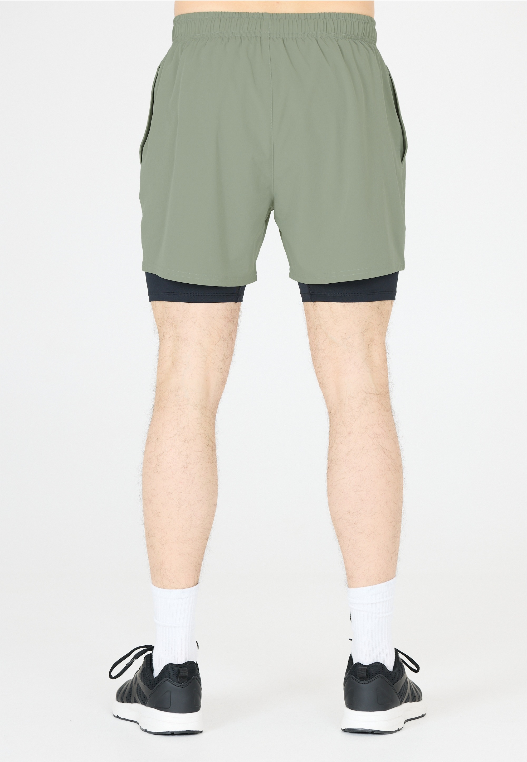Thumbnail - ENDURANCE Shorts "Kros" Im 2-in-1-Design mit Quick Dry und Stretch-Funktion