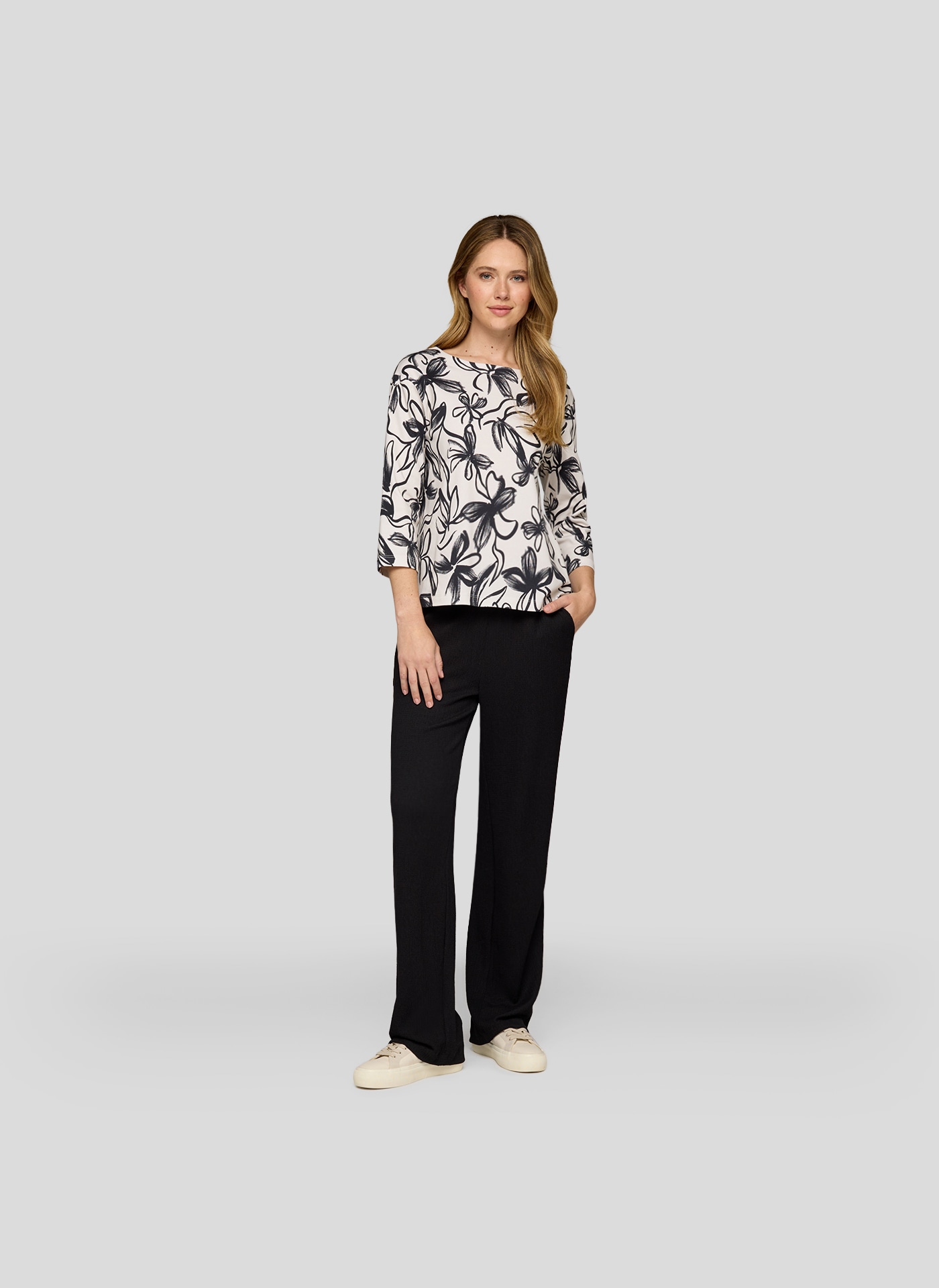 Rabe 3/4-Arm-Shirt, mit All-Over Print