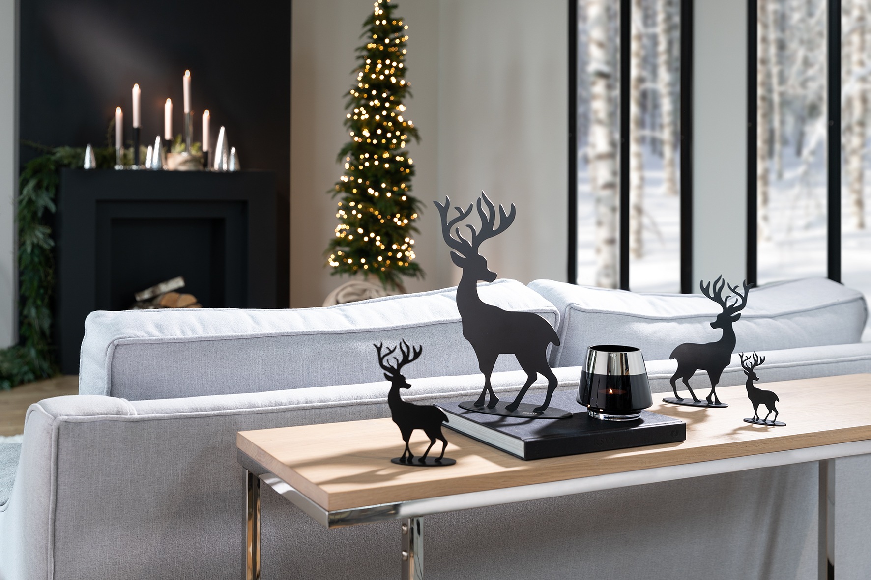 Fink Weihnachtsfigur "Hirsch JASPER", Weihnachtsdeko aus Eisen günstig online kaufen
