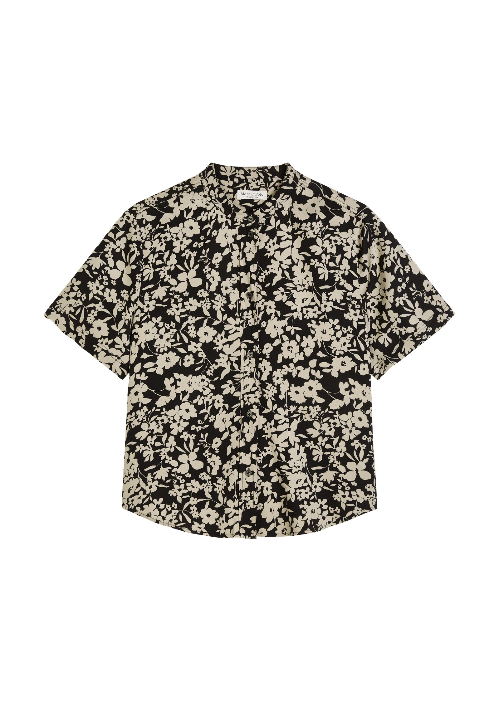 Marc O'Polo Kurzarmbluse »aus bedrucktem Viskose-Twill«